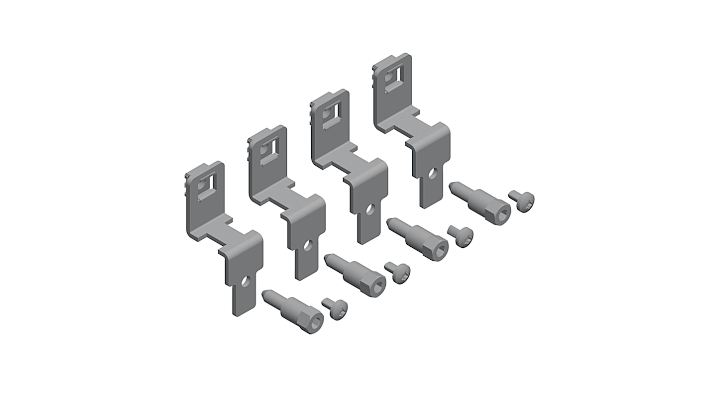 Abrazadera Schneider Electric serie NSYS, 68 x 28mm, para usar con SF espacial