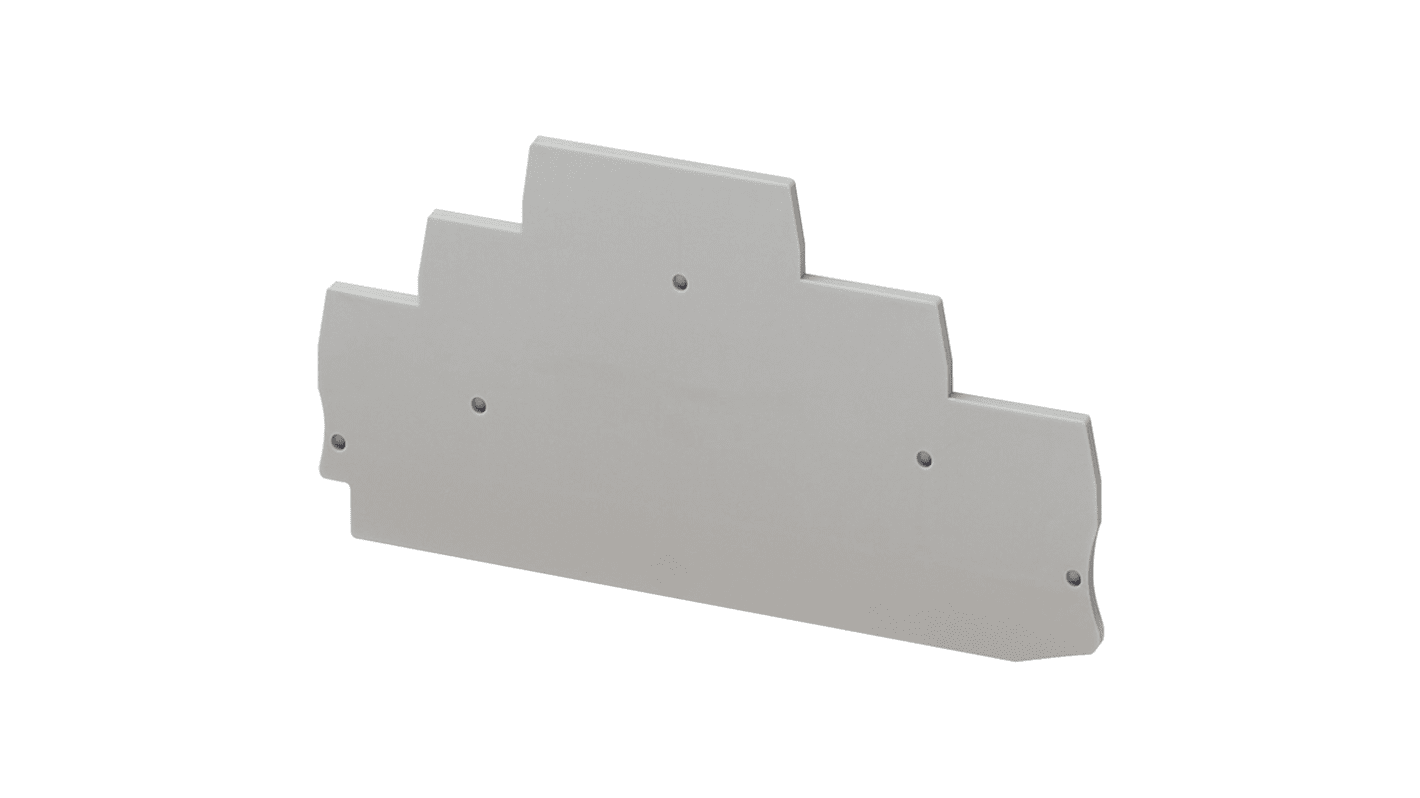 Schneider Electric TRA Series End Cover for Use with TRR Spring Terminal