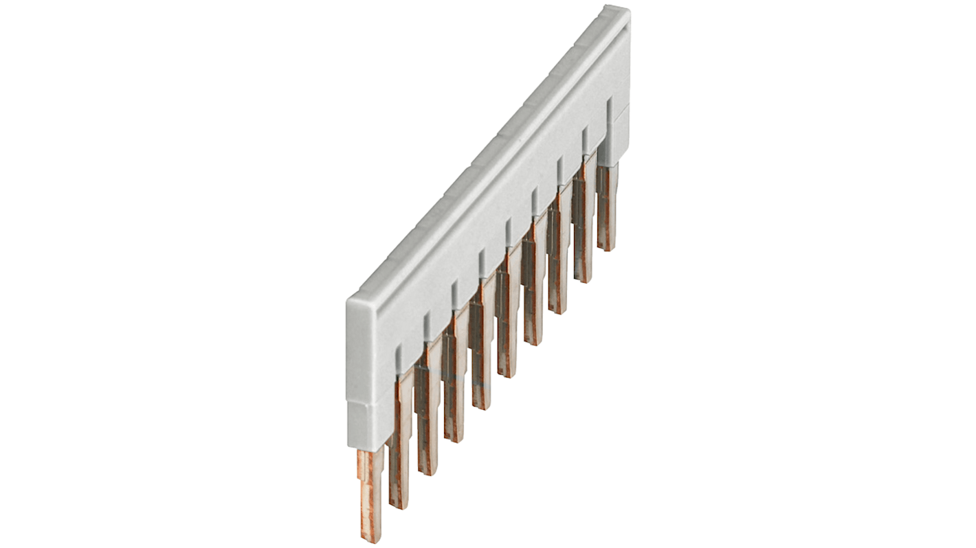 Puente enchufable Schneider Electric serie TRA, para usar con terminal de resorte TRR, terminal roscado TRV