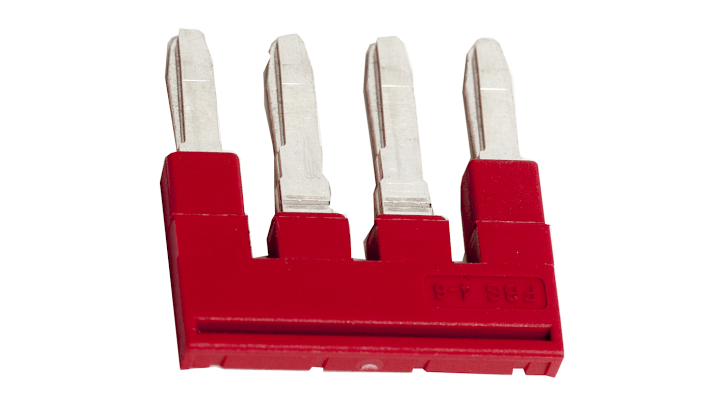 Schneider Electric TRA Series Plug-in Bridge for Use with TRR Spring Terminal, TRV Screw Terminal