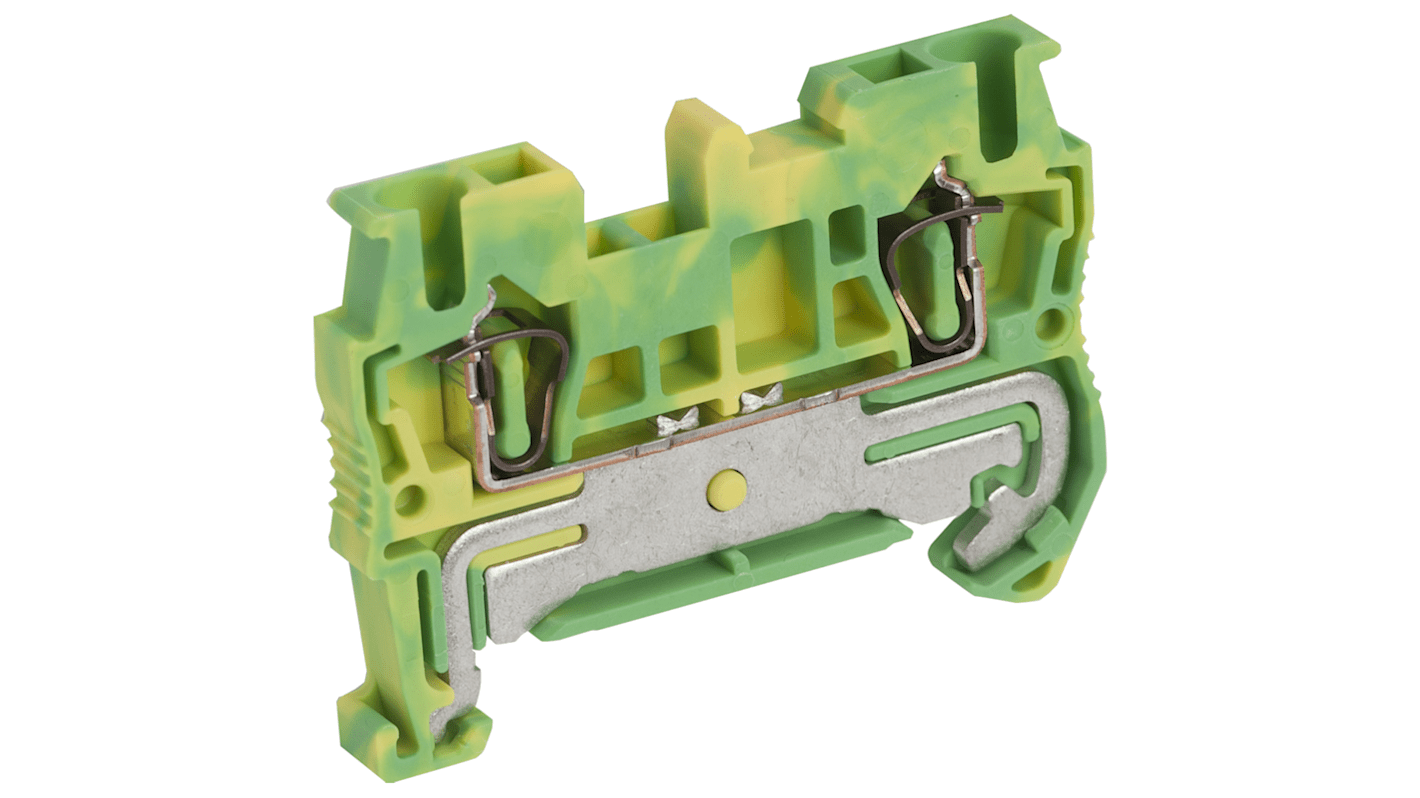 Schneider Electric 2-Way Earth Terminal Block, 2.5mm², Spring, ATEX