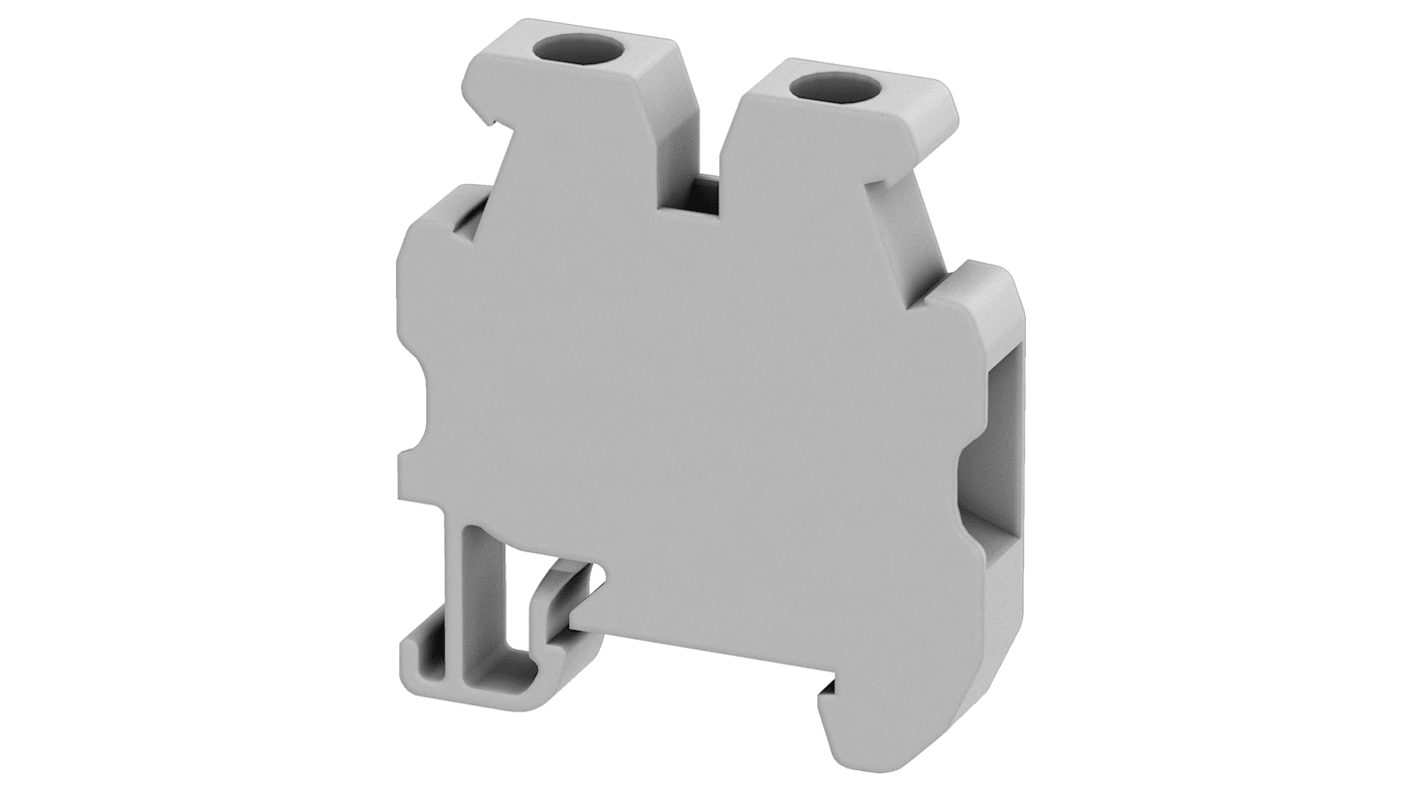 Bloc de jonction de traversée Schneider Electric TRV, 2.5mm², A visser, Gris