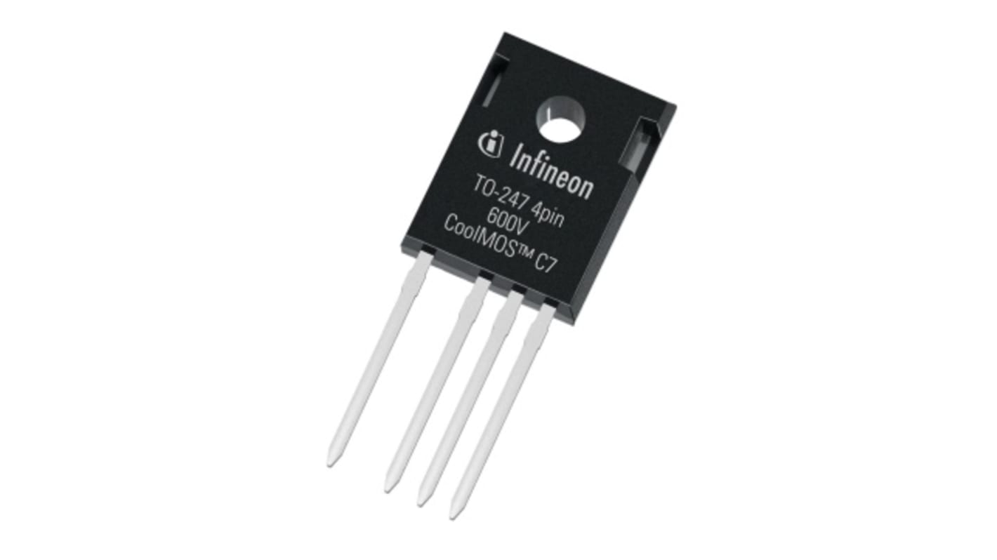 Silicon N-Channel MOSFET, 109 A, 600 V, 4-Pin TO-247-4 Infineon IPZ60R017C7XKSA1