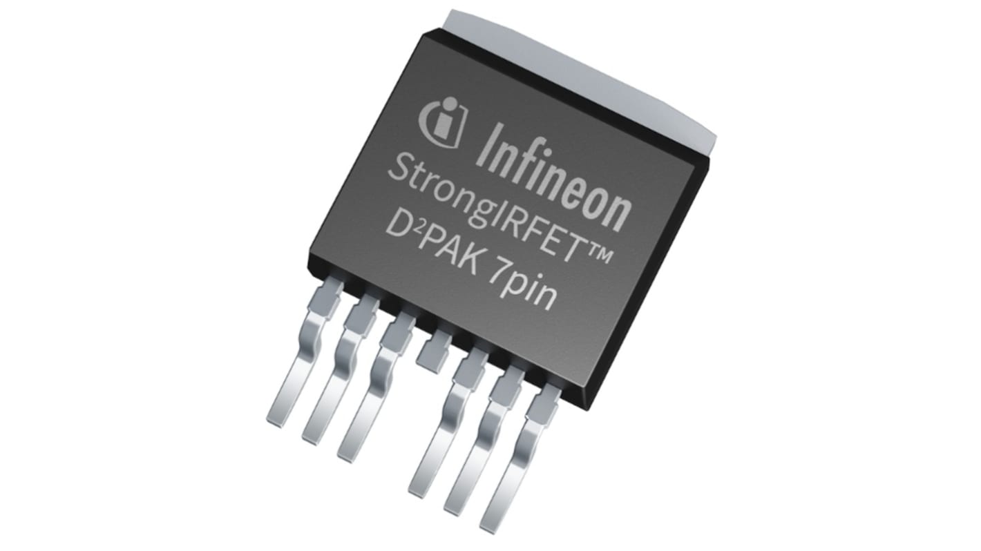 Silicon N-Channel MOSFET, 557 A, 40 V, 7-Pin D2PAK-7 Infineon IRL40SC228