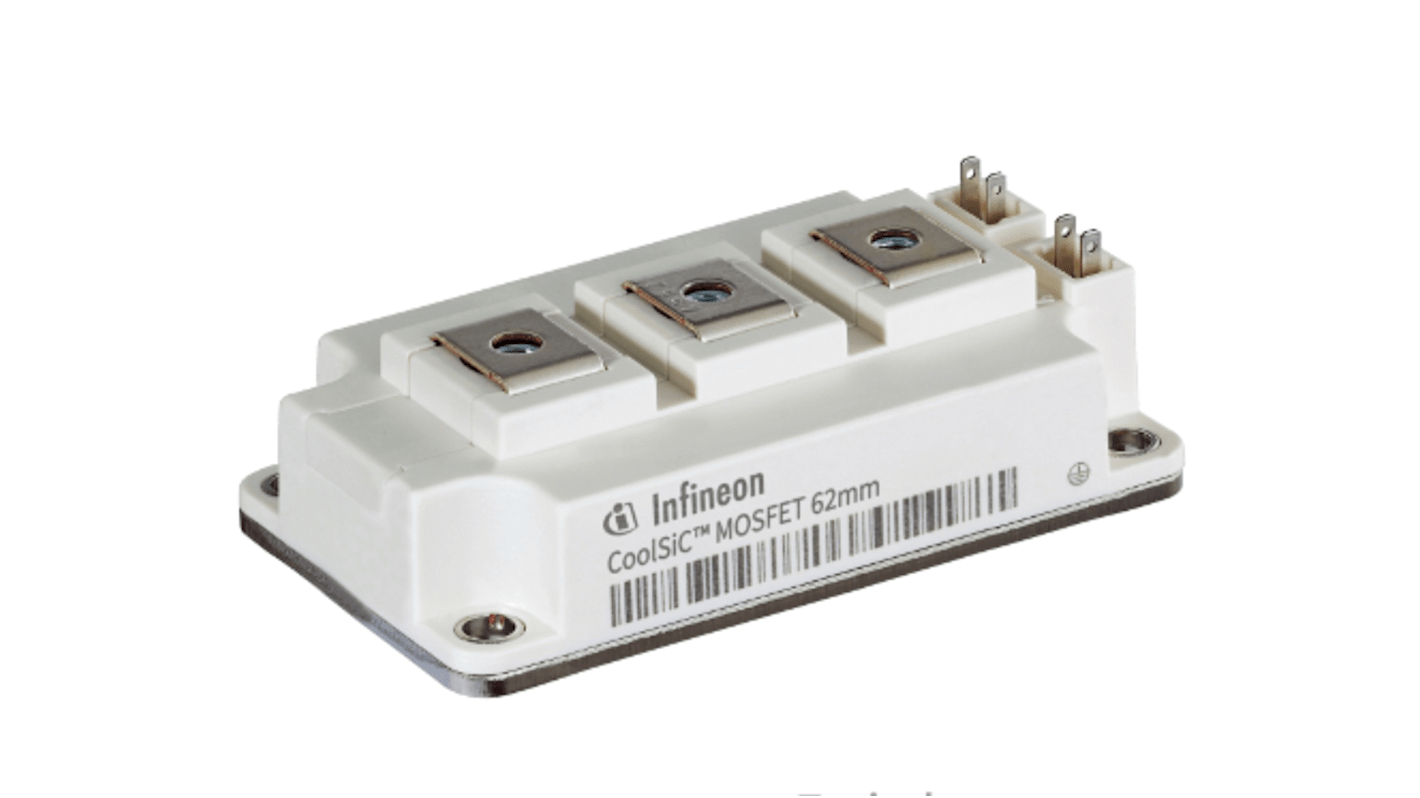 Infineon FF6MR FF6MR12KM1BOSA1 N-Kanal, Schraub MOSFET 1200 V / 250 A AG-62MM