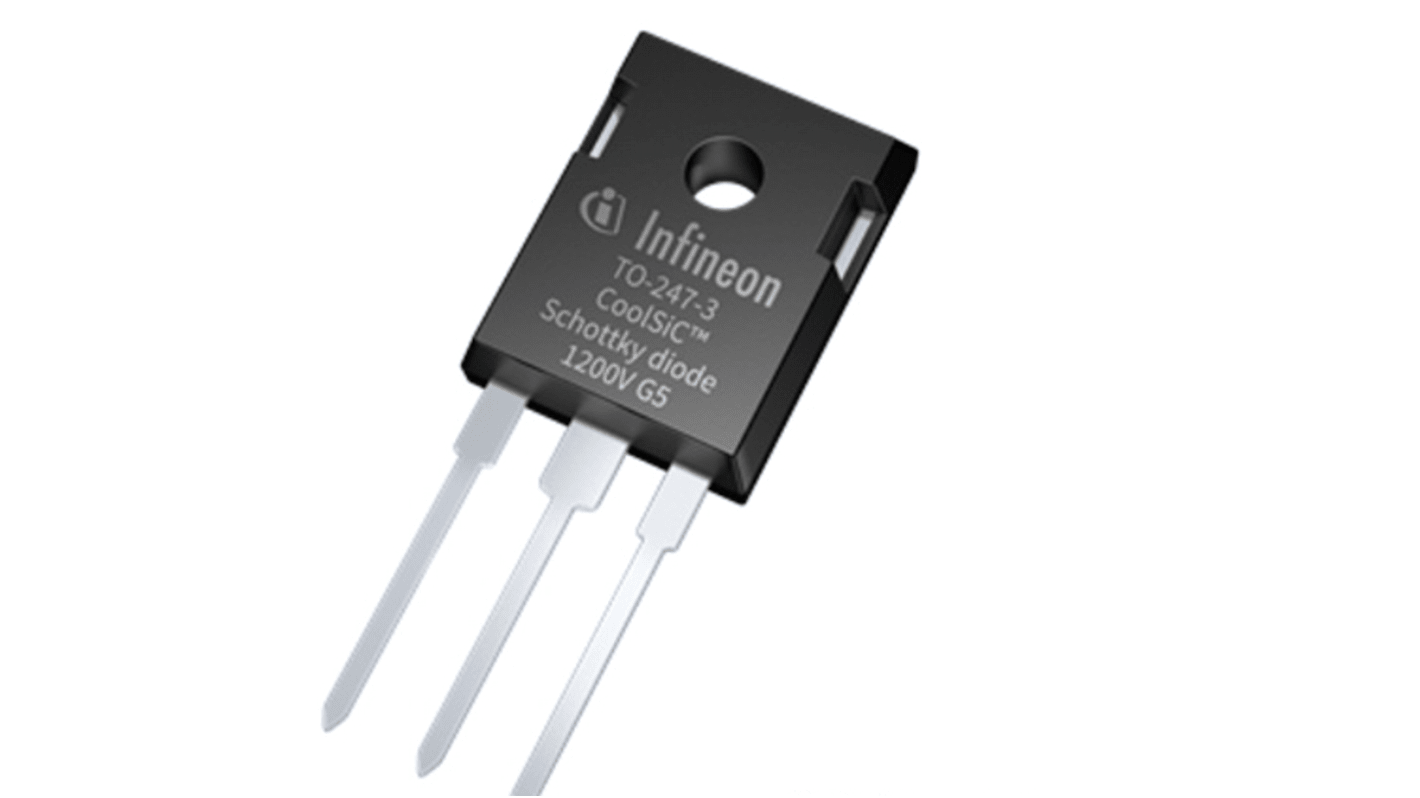 Infineon 整流ダイオード, 10A, 1200V SMD, 3-Pin TO-247 SiCショットキー