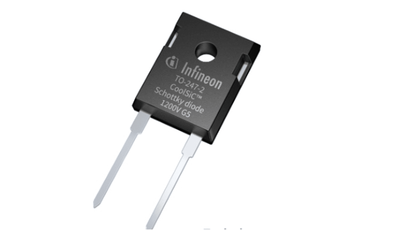 Infineon 整流ダイオード, 15A, 1200V SMD, 2-Pin TO-247 SiCショットキー