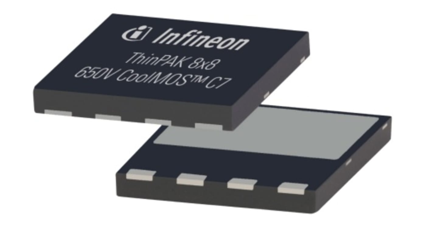 Infineon Nチャンネル MOSFET650 V 12 A 表面実装 パッケージThinPAK 8 x 8 5 ピン