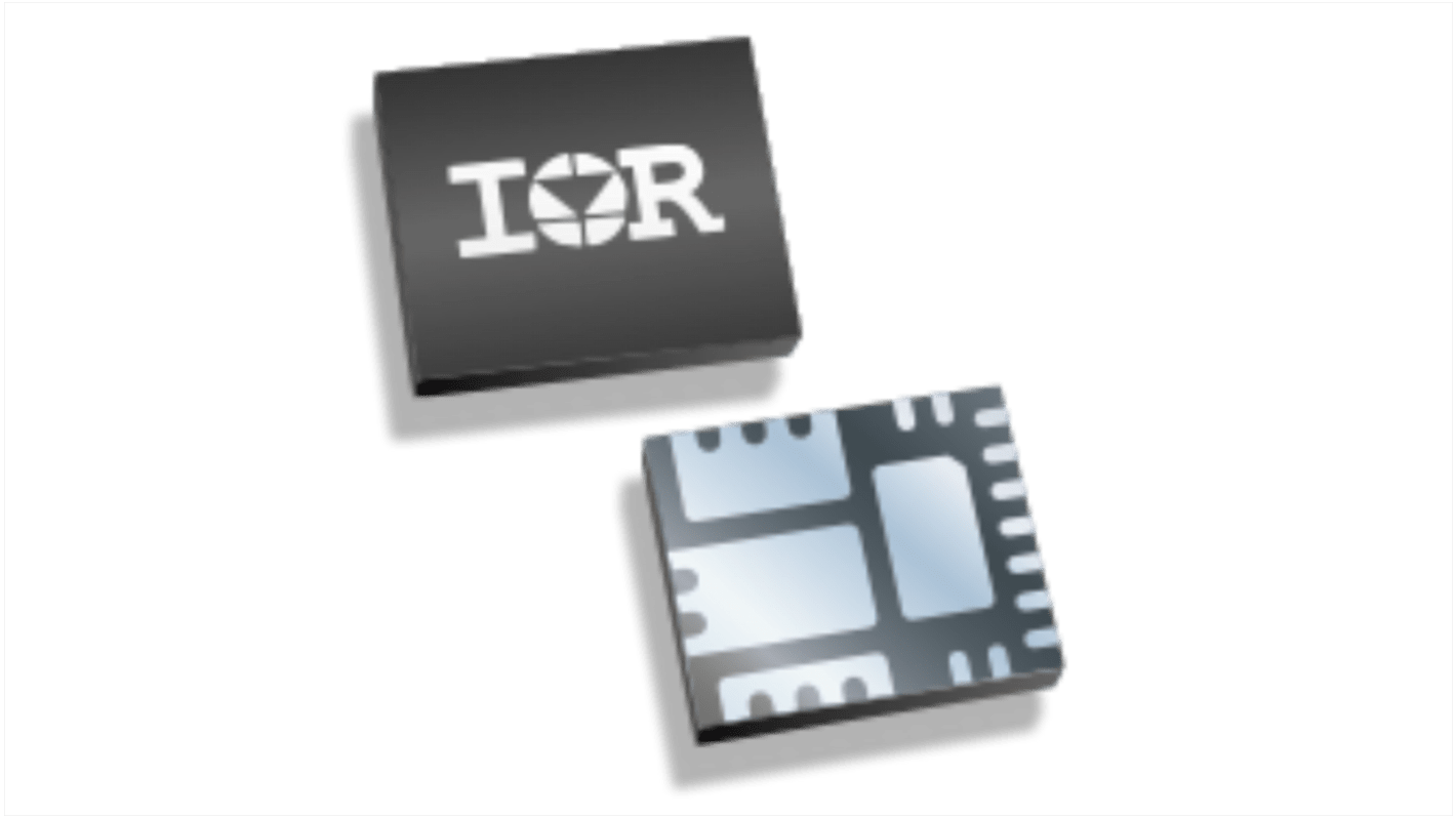 IR4321MTRPBF, Audioforstærker IC Digital forstærker 9MHz 90W 22-Pin PQFN 22 ben