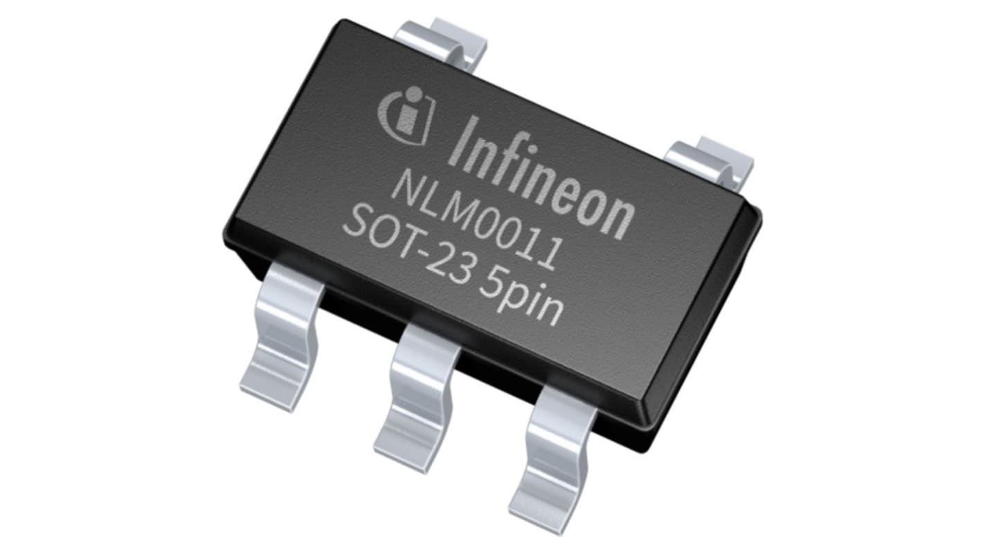 IC Controlador de LED Infineon, IN: 3 → 5,5 V, OUT máx.: / 5.6W de 5 pines