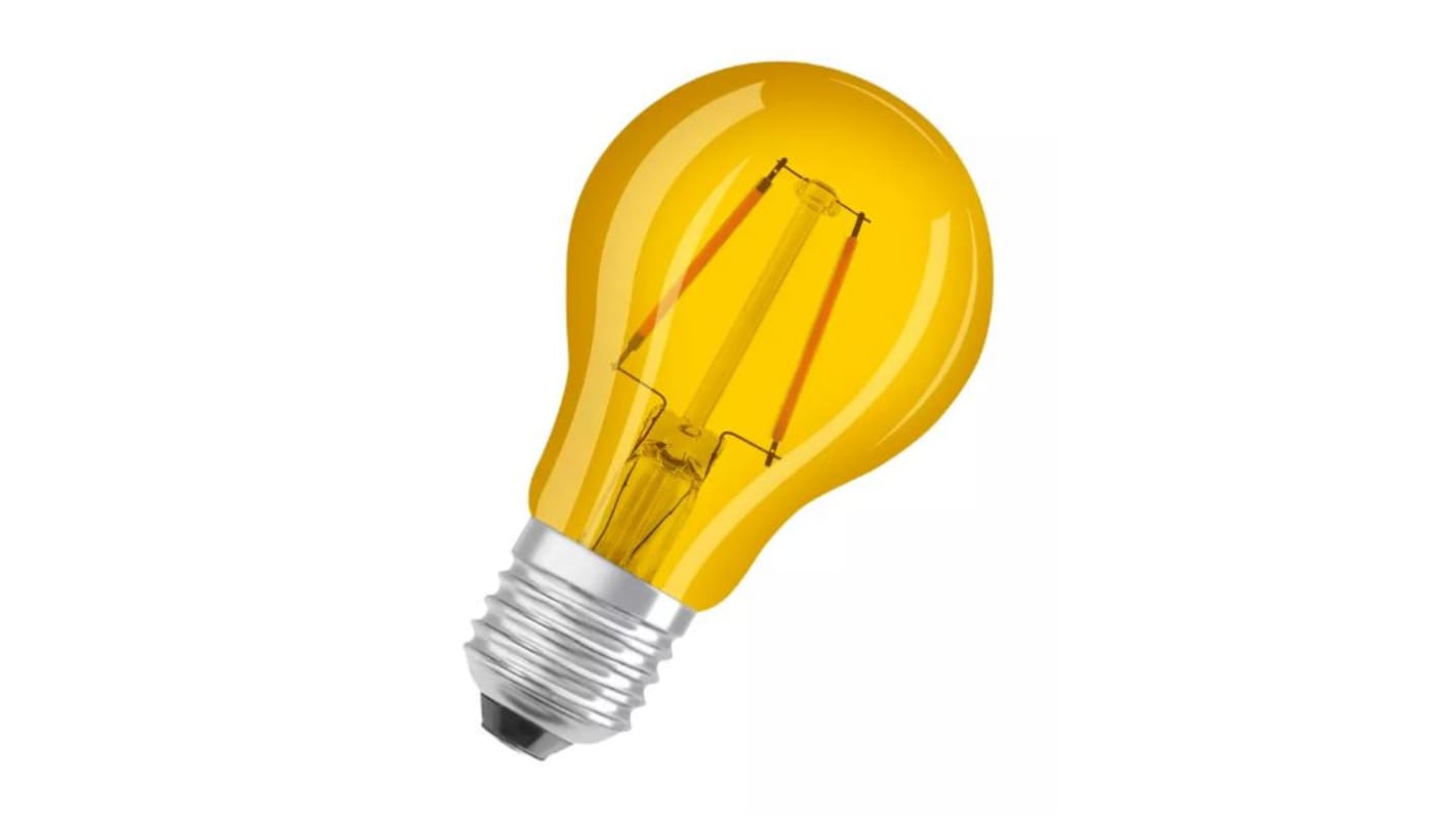 Osram ST, LED-Lampe, Glaskolben, , F, 2,5 W / 230V, E27 Sockel, 2200K Gelb