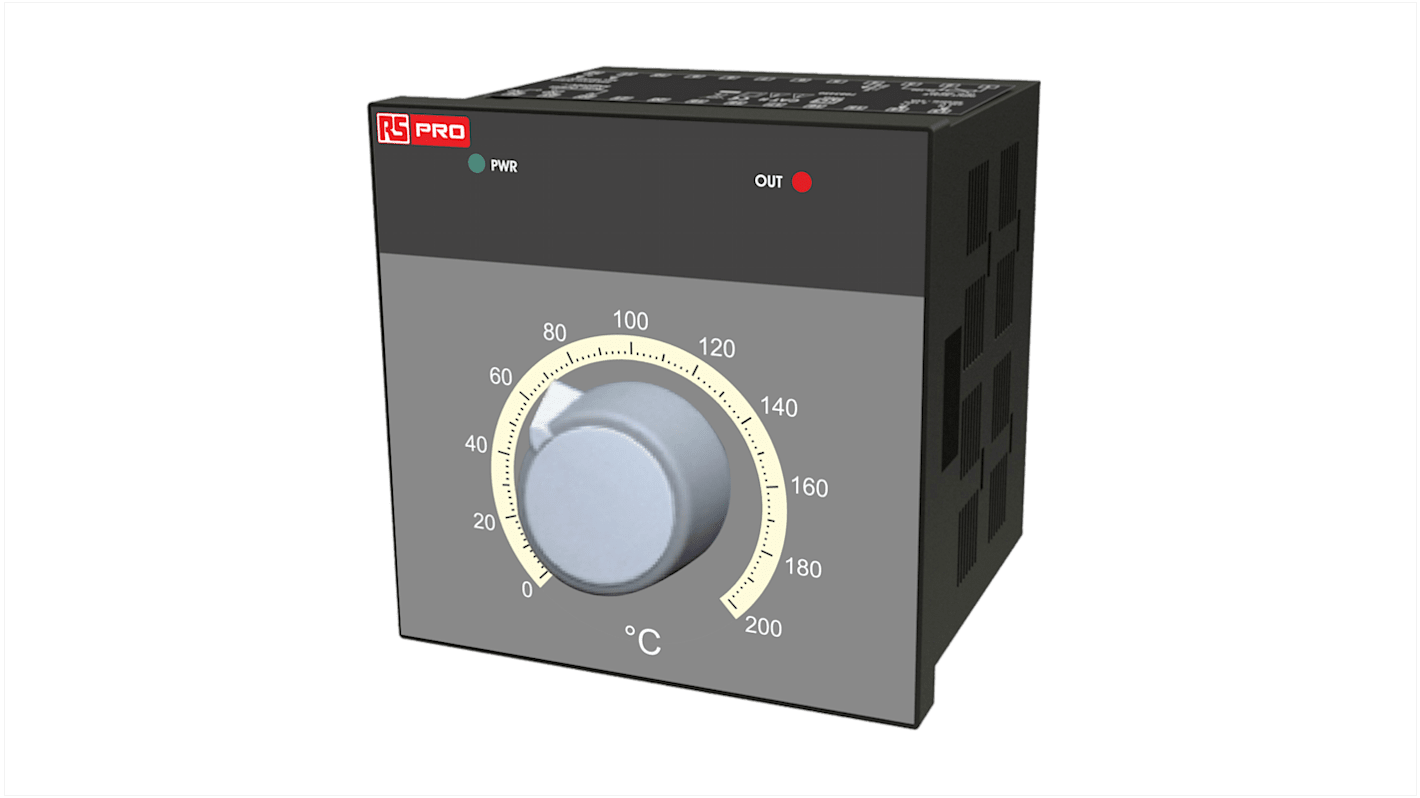 Regolatore di temperatura On/Off RS PRO, 230 V, 72 x 72mm, 1 uscita Relè