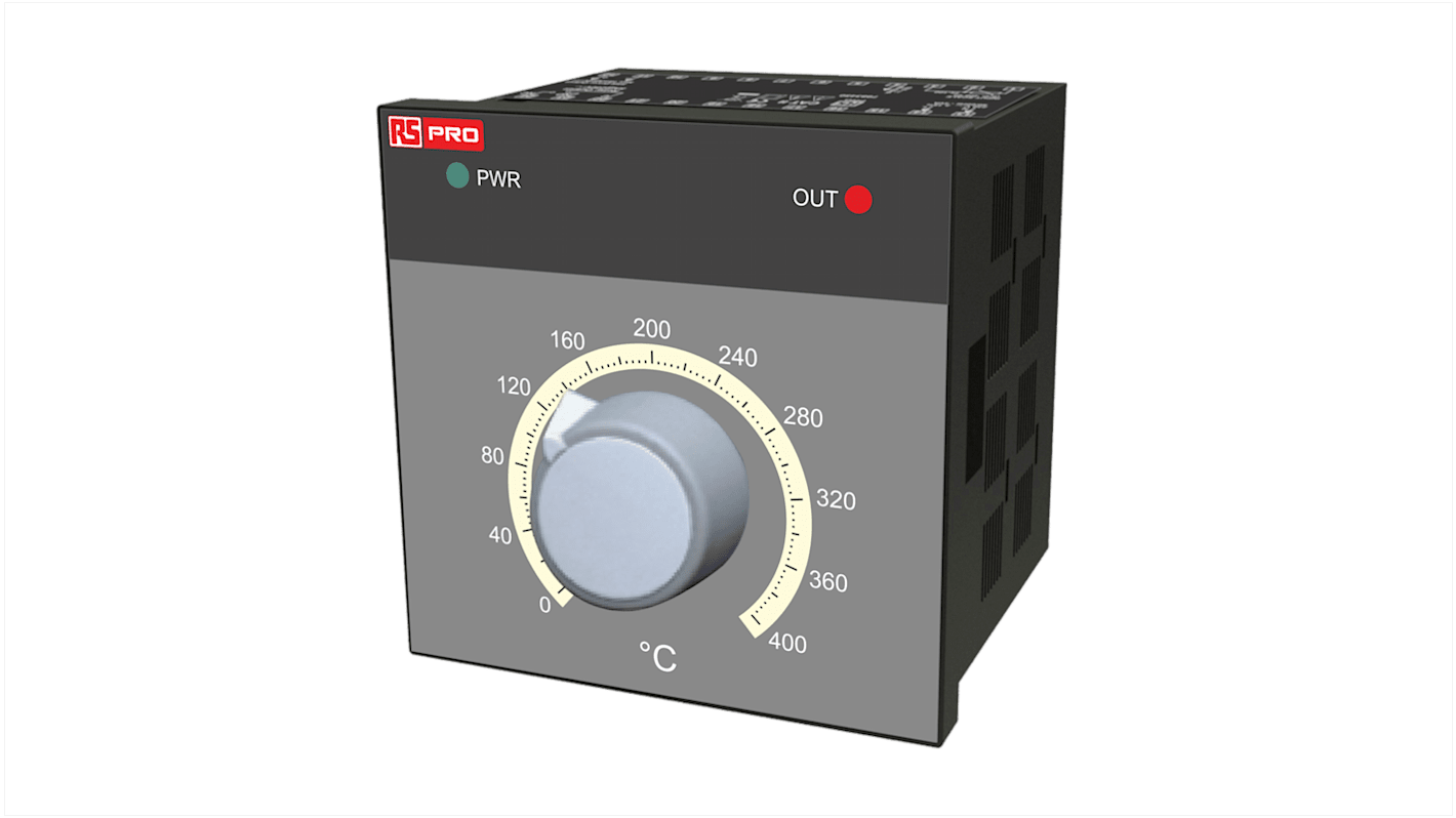 Controlador de temperatura ON/OFF RS PRO, 72 x 72mm, 230 V, 1 entrada Termopar tipo J, 1 salida Relé