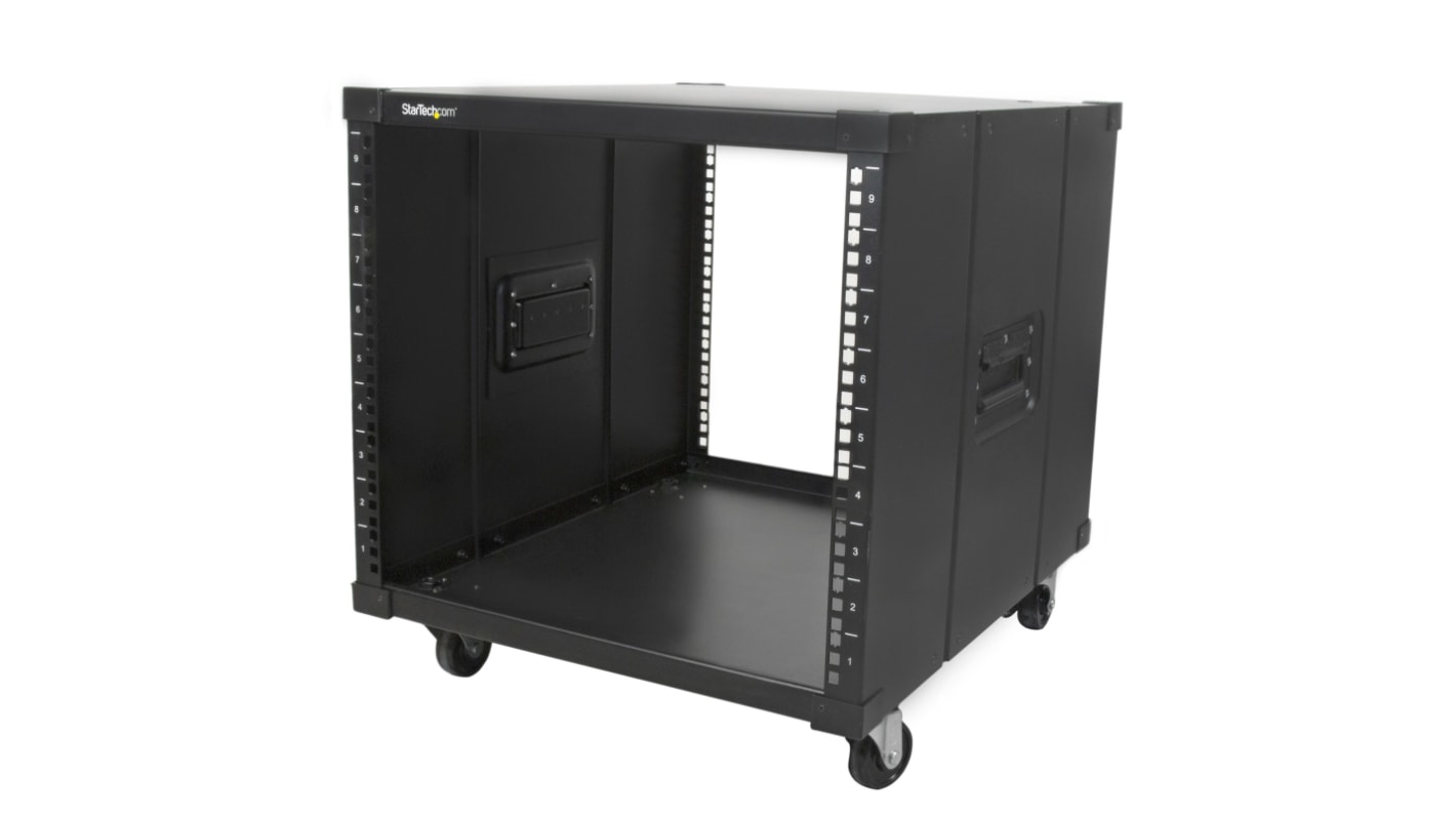 StarTech.com Black 9U Steel Server Rack , with 4-Post Frame