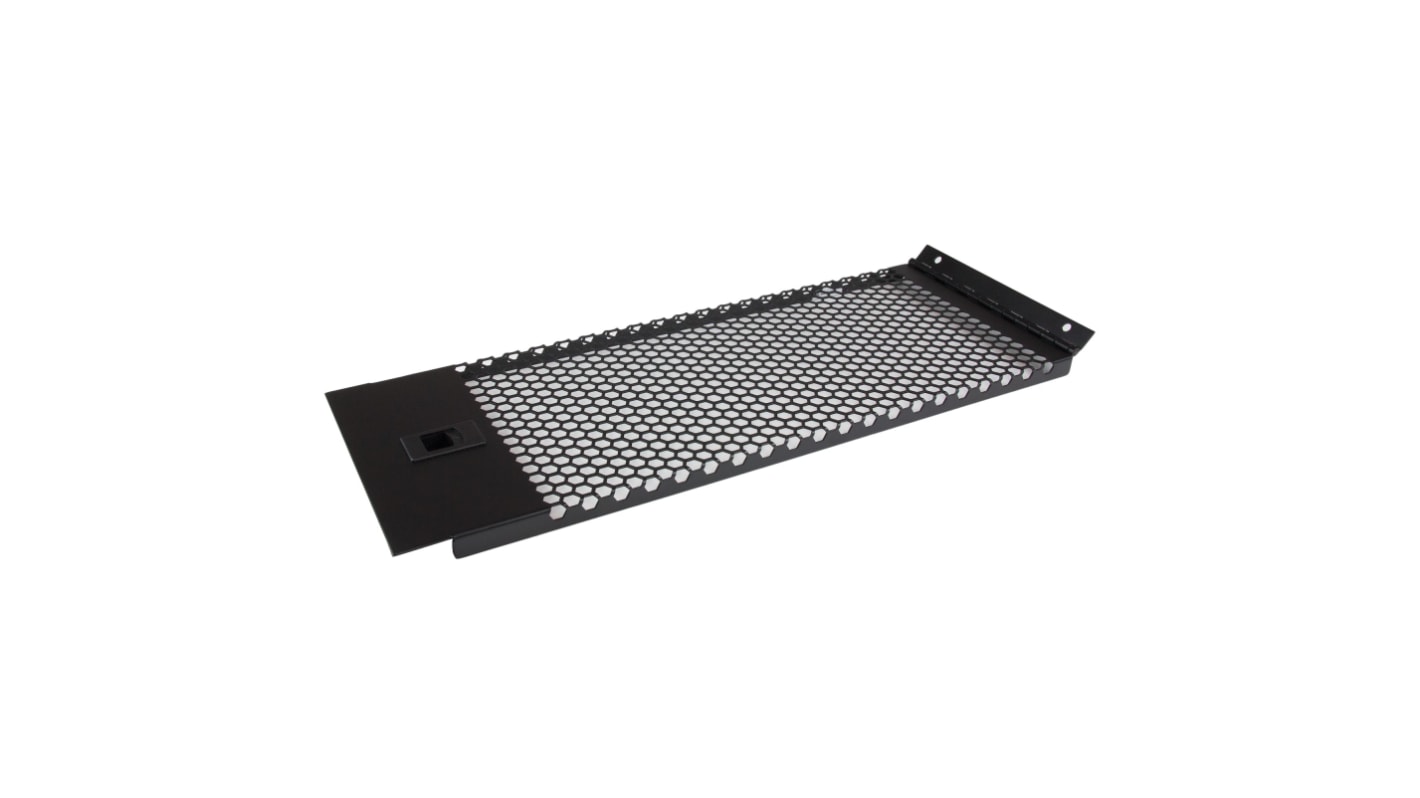 StarTech.com Black Steel Ventilated Front Panel, 4U, 95HP, Ventilated, 48.3 x 17.7cm