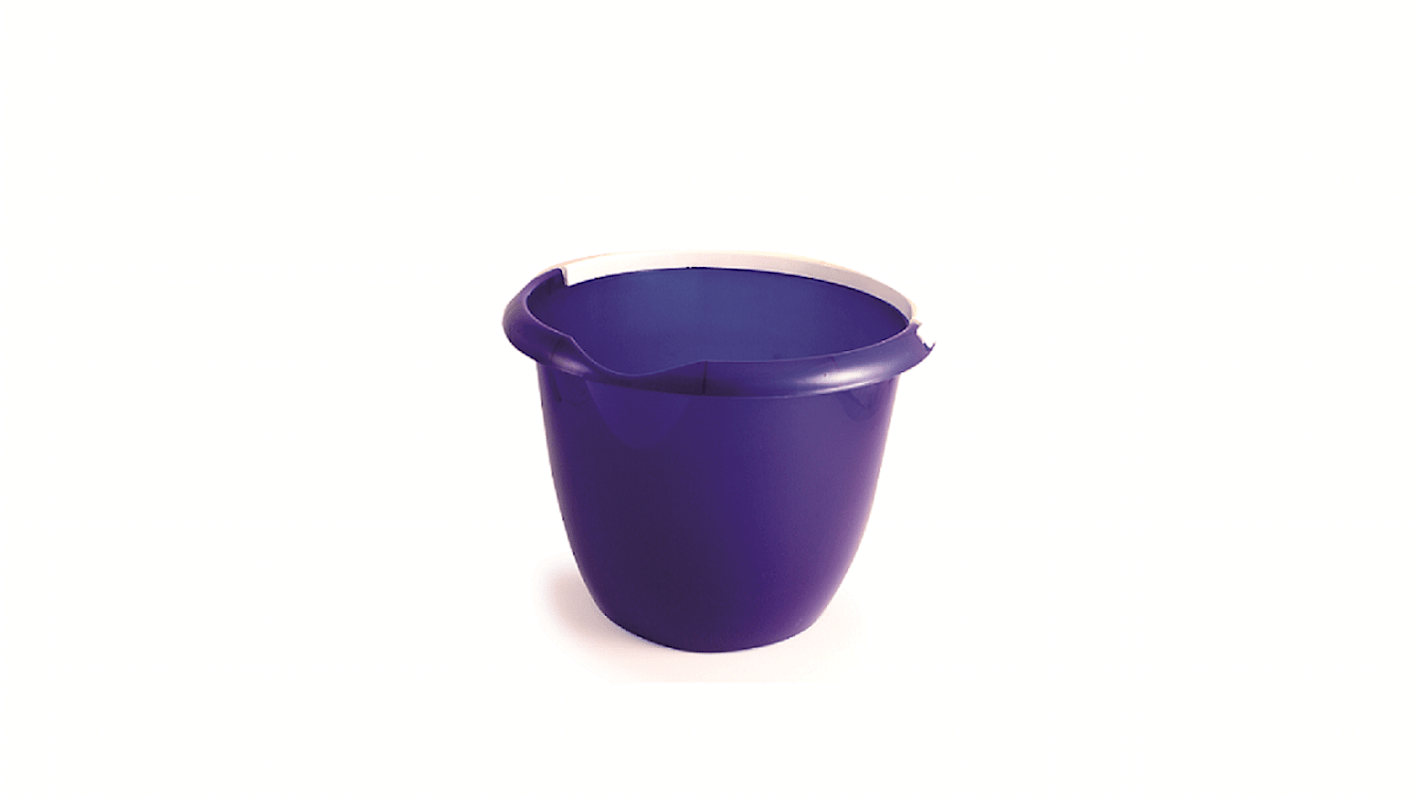 10L Plastic Blue Bucket With Handle