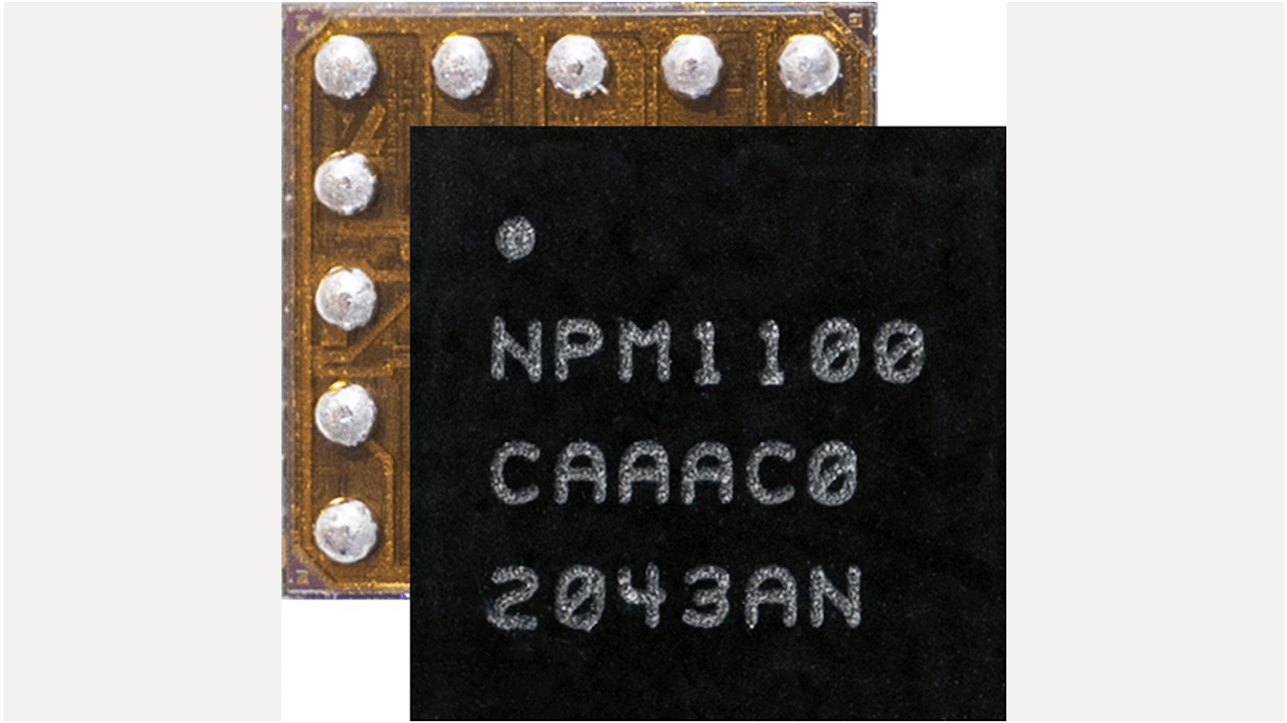 Nordic Semiconductor nPM1100-CAAA-R7, Batteriladekontroller IC, Lithium-Ion, 4,1 V, 150mA, WLCSP