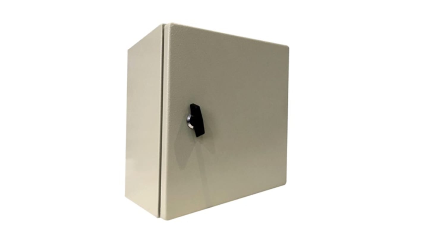 RS PRO Steel Wall Box, IP66, 400 mm x 400 mm x 210mm