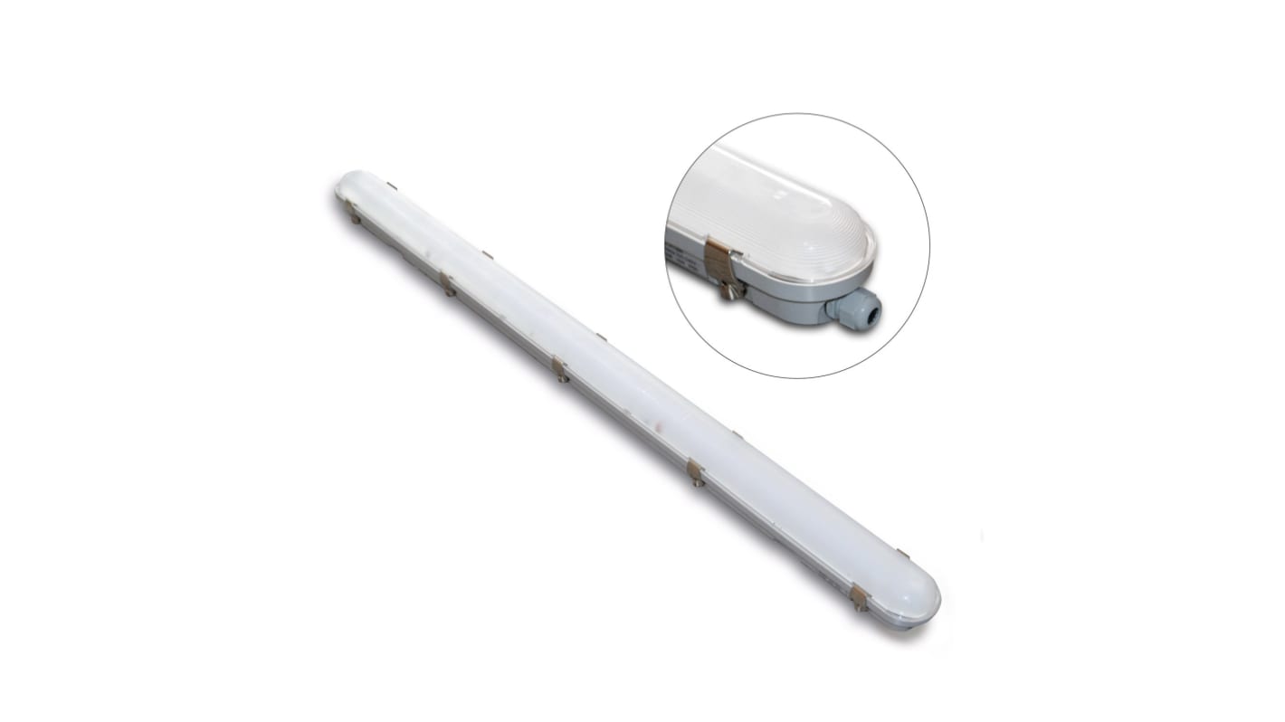 SHOT 55 W LED Batten Light, 240 V LED Module, 1550 mm Long, IP65