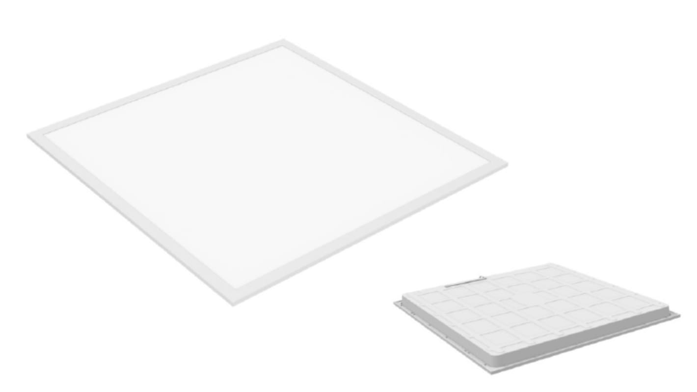 Pannello LED , 220 → 240 V c.a., 36 W, col. 3000K (Bianco neutro), 600 mm x 600 mm x 34 mm