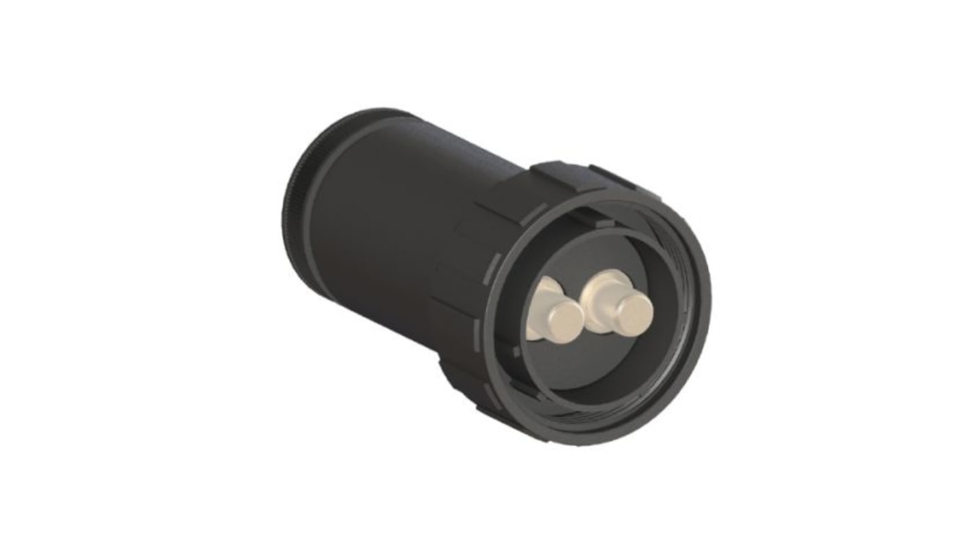 Bulgin Circular Connector, 2 Contacts, Cable Mount, Plug, Male, IP68, Buccaneer 9000 High Power Series