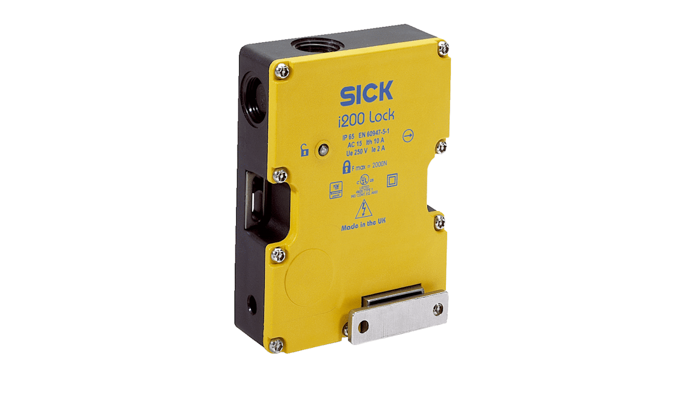 Interruptor de bloqueo por solenoide Sick i200, 24V dc, 2 NA/3 NC