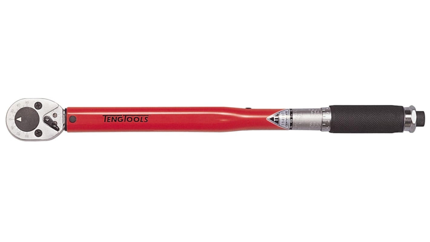 Llave dinamométrica de disparo Teng Tools de 70 → 350Nm, calibrado RSCAL, accionador Cuadrado de 1/2 pulg.