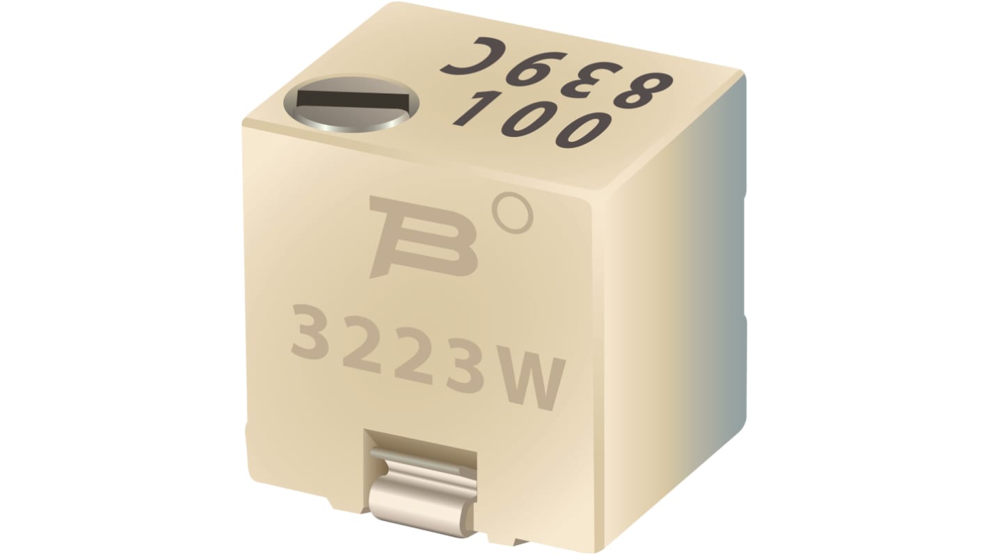 Potenciómetro para PCB Bourns serie 3223W, 0.125W, vueltas: 11, , SMD