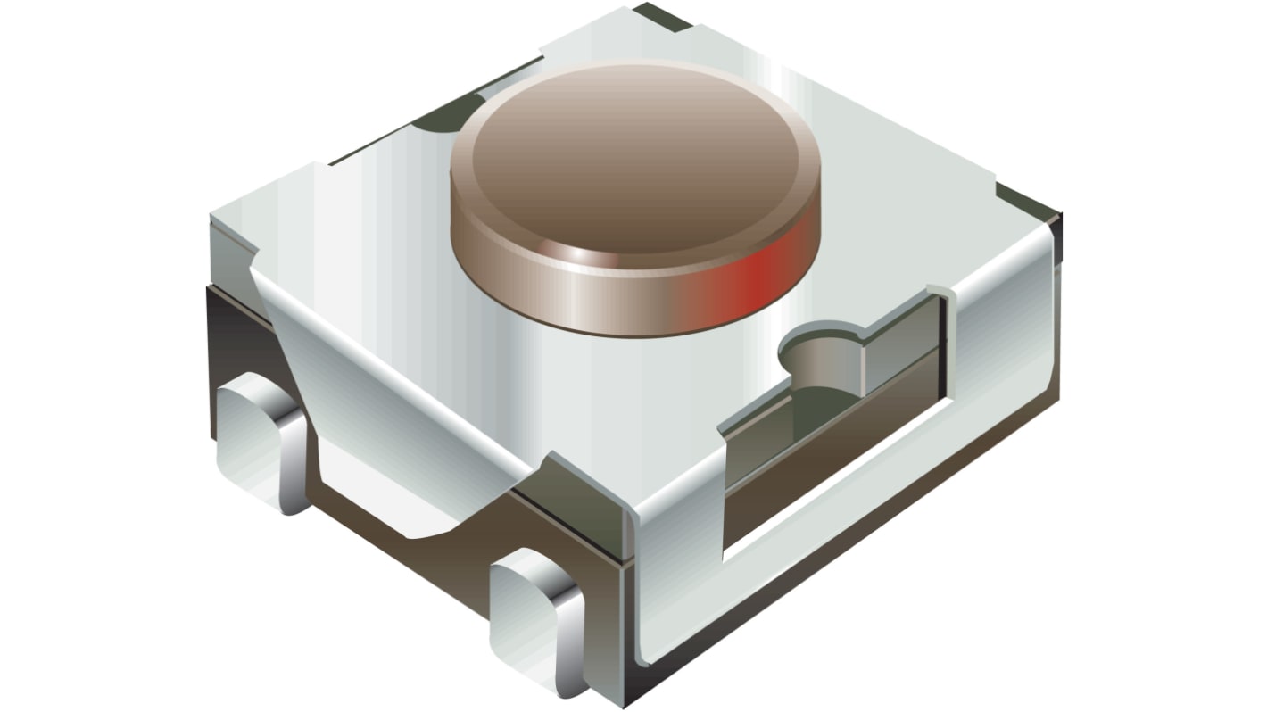 Interruttore tattile Bourns, SPST, L. attuatore 4.8mm, Montaggio superficiale