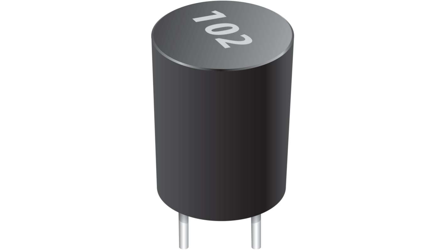 Bourns 120 kH 0.1 Ferrite Leaded Inductor, Max SRF:900kHz, Q:15, 9A Idc, RL181S