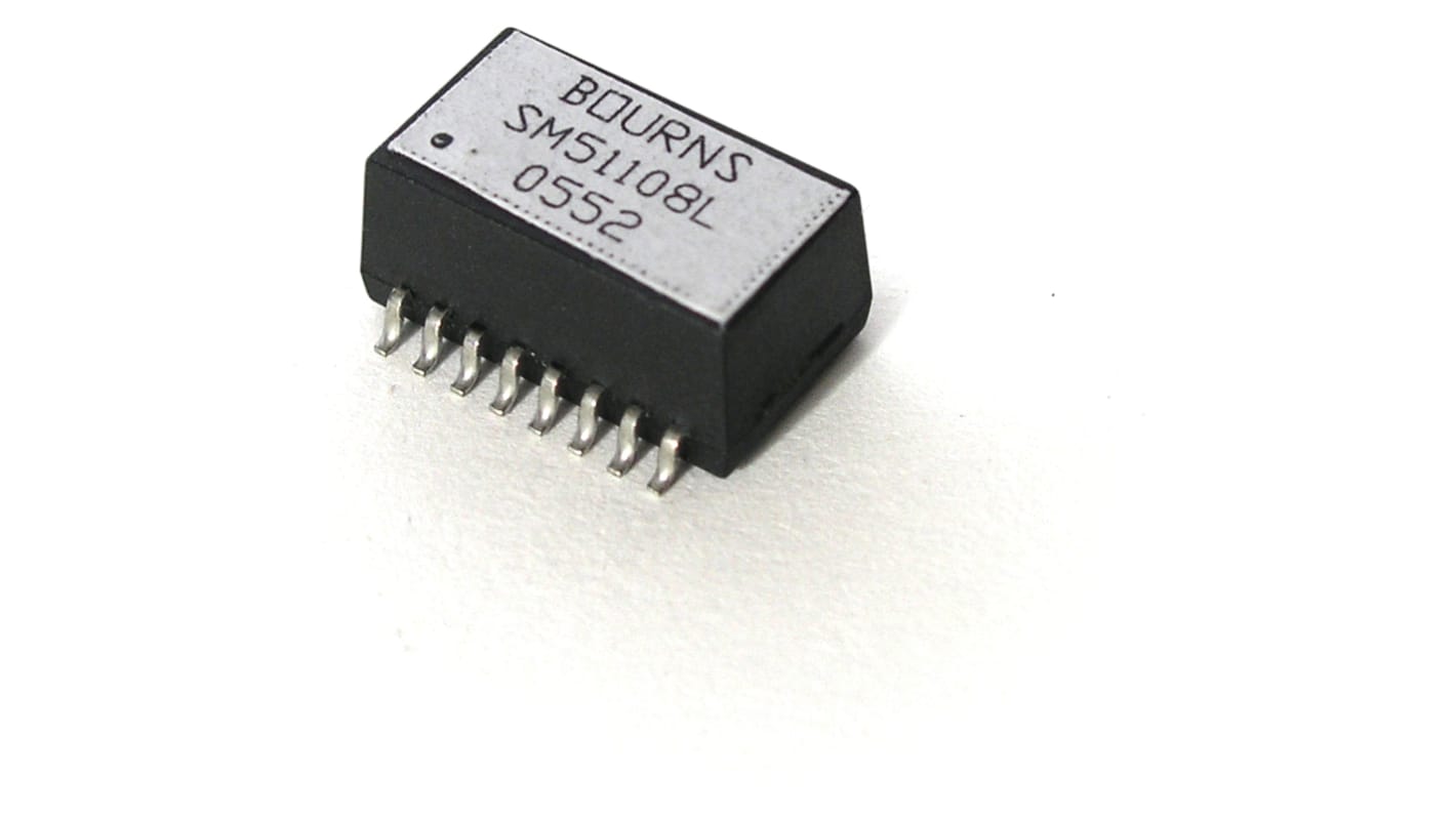 Surface Mount Lan Ethernet Transformer, 12.8 x 6.9 x 5.65mm