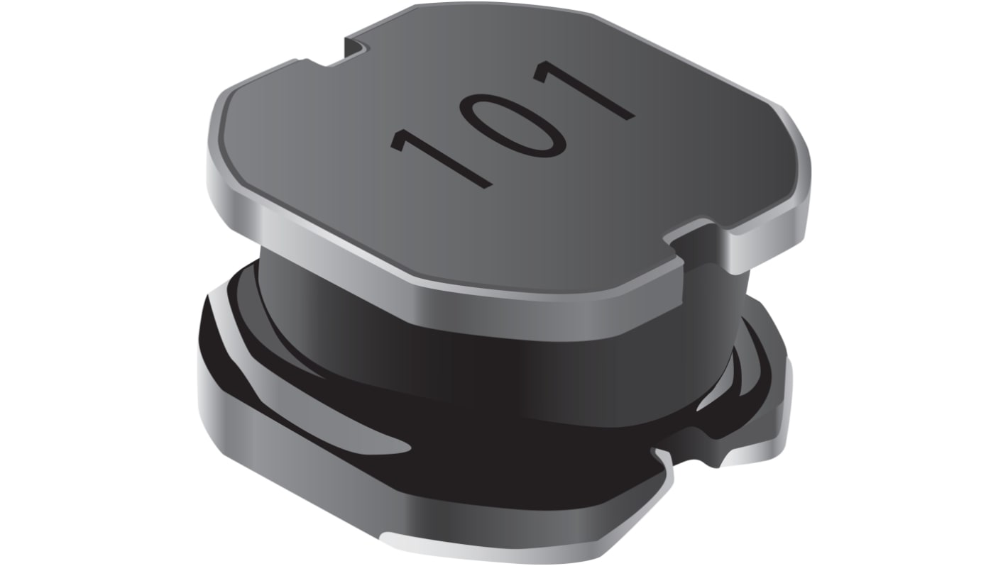 Bourns, SRN1060 Shielded Wire-wound SMD Inductor with a Ferrite Core, 100 μH 20% 1.7A Idc Q:13