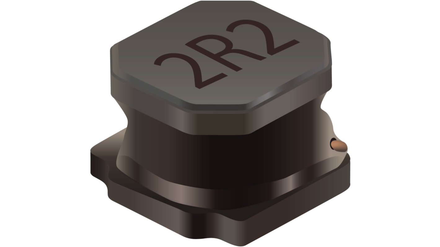 Bourns, SRN5040 Shielded Wire-wound SMD Inductor with a Ferrite Core, 3.3 μH 20% 3.3A Idc Q:20