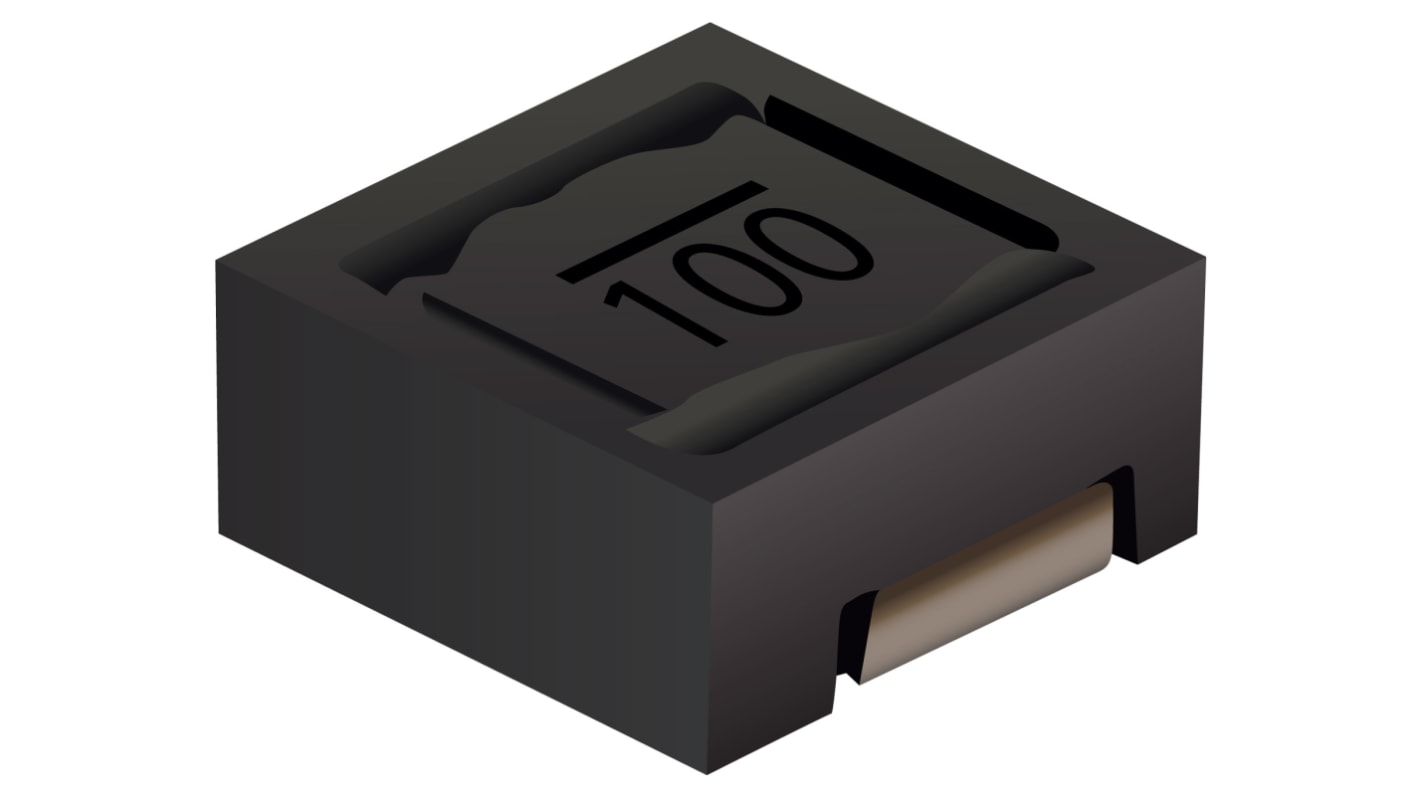 AEC Q200 Inductor de montaje en superficie bobinado Bourns, 10 μH, 20%, núcleo de Ferrita, apantallado, Q:20, 1.3A Idc,