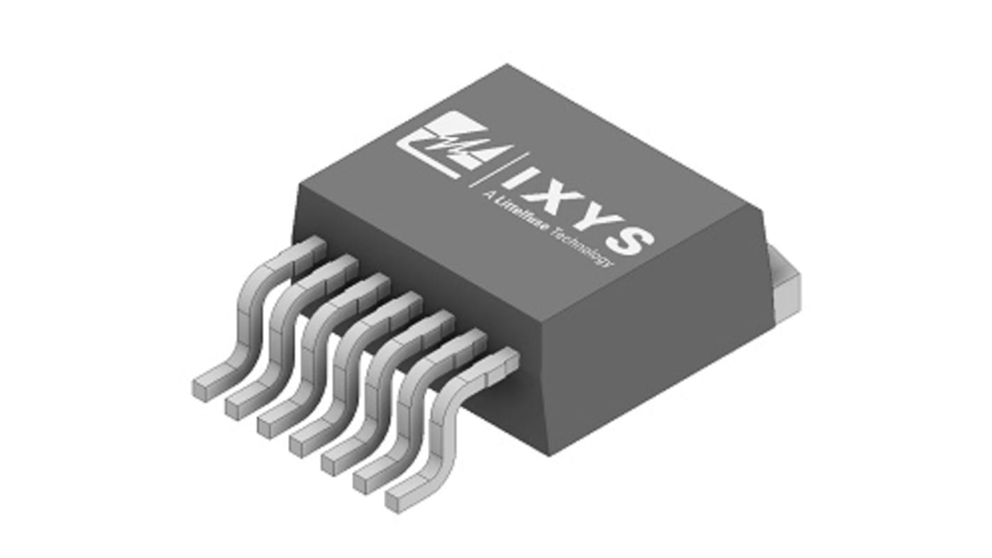 SiC N-Channel MOSFET, 4.5 A, 1700 V, 7-Pin D2PAK Littelfuse LSIC1MO170T0750-TU