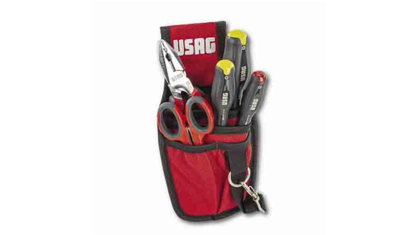 Astuccio portautensili Usag in Tessuto, 4 tasche