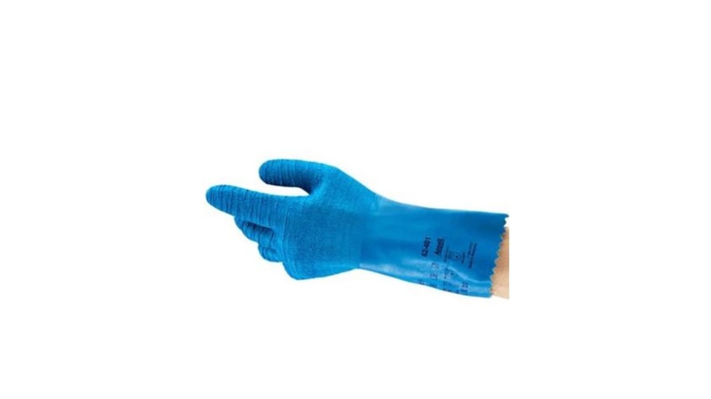 Ansell AlphaTec Blue Cotton Thermal Gloves, Size 10