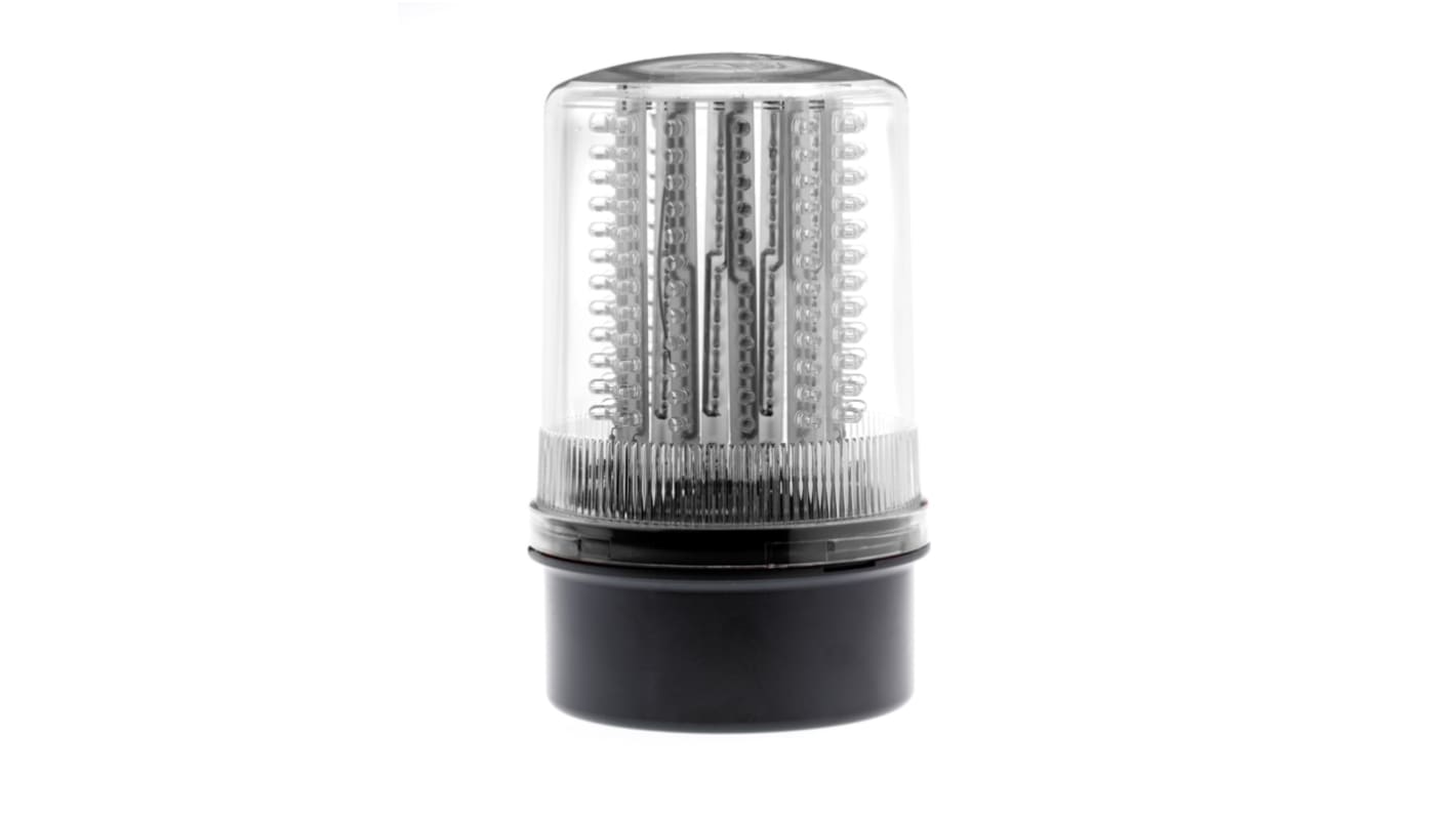 Indicador luminoso Moflash serie LED201, efecto Múltiples efectos de iluminación, LED, Blanco, alim. 24 V