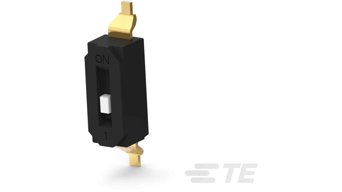 TE Connectivity 1 Way Surface Mount DIP Switch SPST, Recessed Actuator