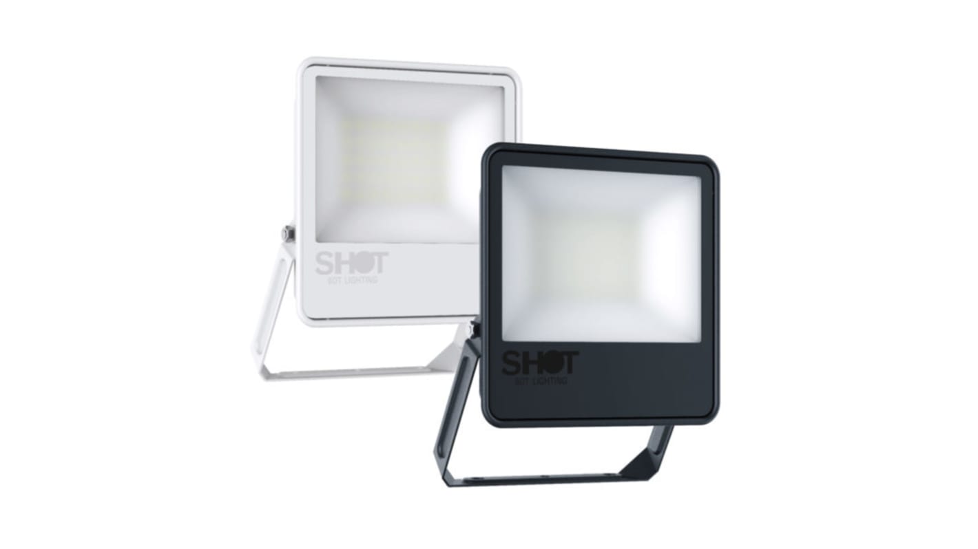 SHOT ORLANDO Floodlight, 20 W, 2200 lm, IP65, 220 → 240 V ac