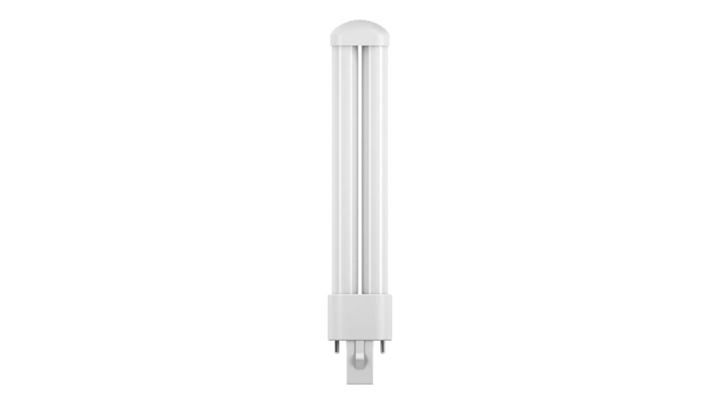 Lampes à LED PL G23 SHOT, 7,2 W, 3000K, Blanc chaud