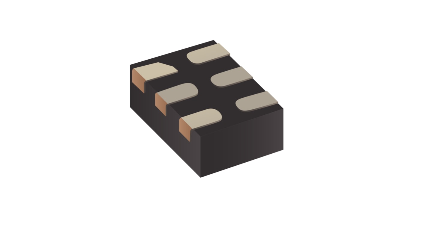 Bourns TVS-Diode-Array Uni-Directional Array 3.3V 4.5V min., 6-Pin, SMD DFN