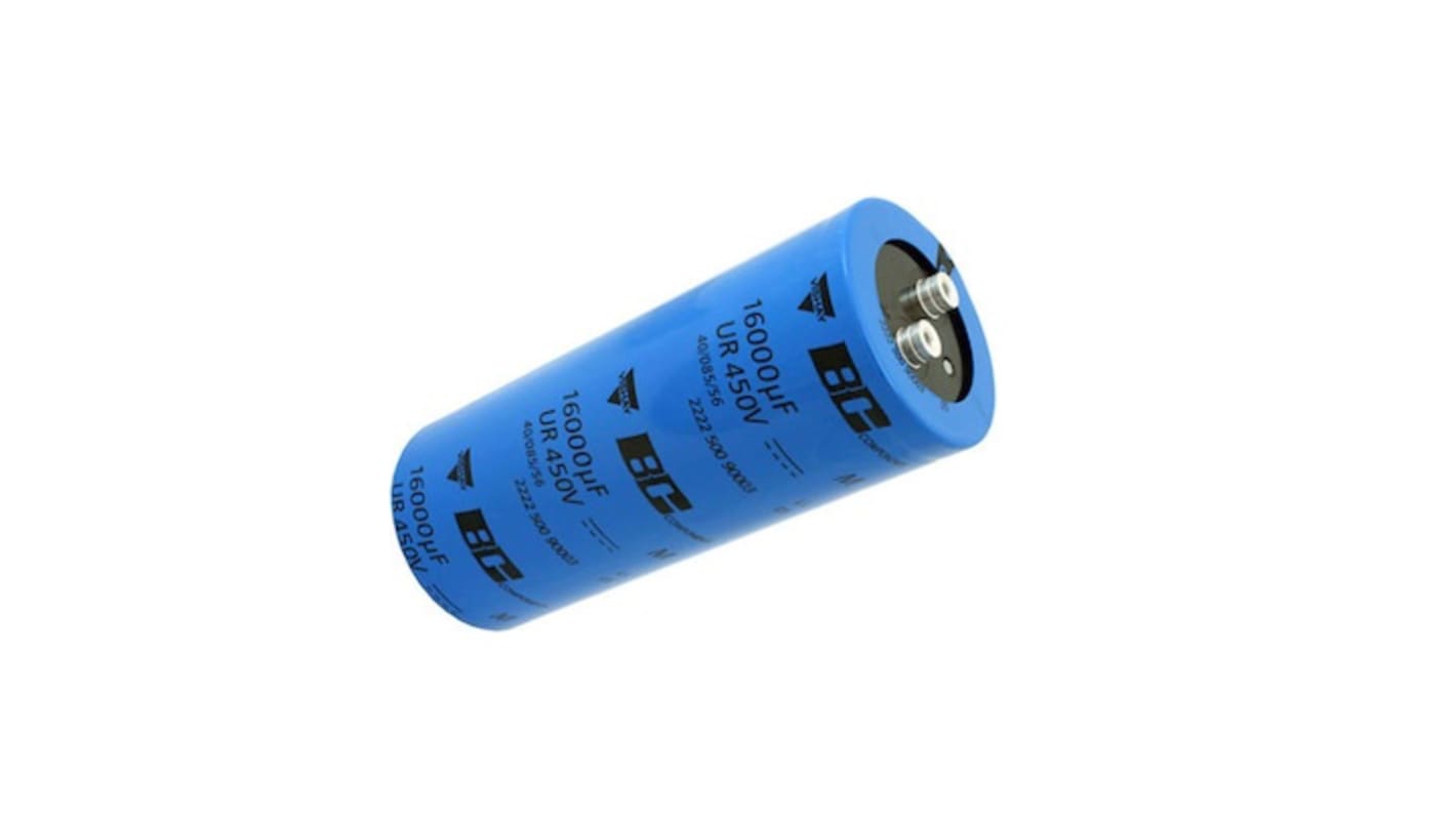 Vishay 1200μF Aluminium Electrolytic Capacitor 450V dc, Screw Terminal - MAL250117122E3