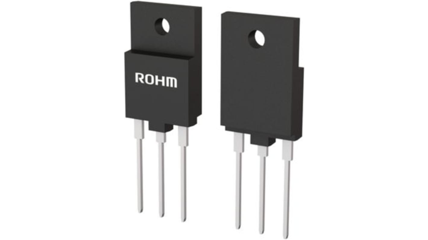 N-Channel MOSFET, 30 A, 600 V, 3-Pin TO-3PF ROHM R6030KNZC17