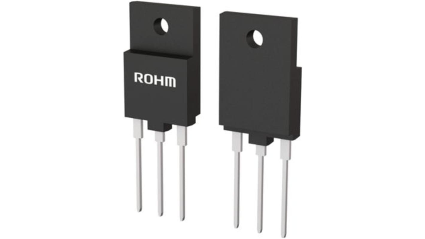 MOSFET ROHM, canale N, 0.13 Ω, 30 A, TO-3PF, Montaggio superficiale