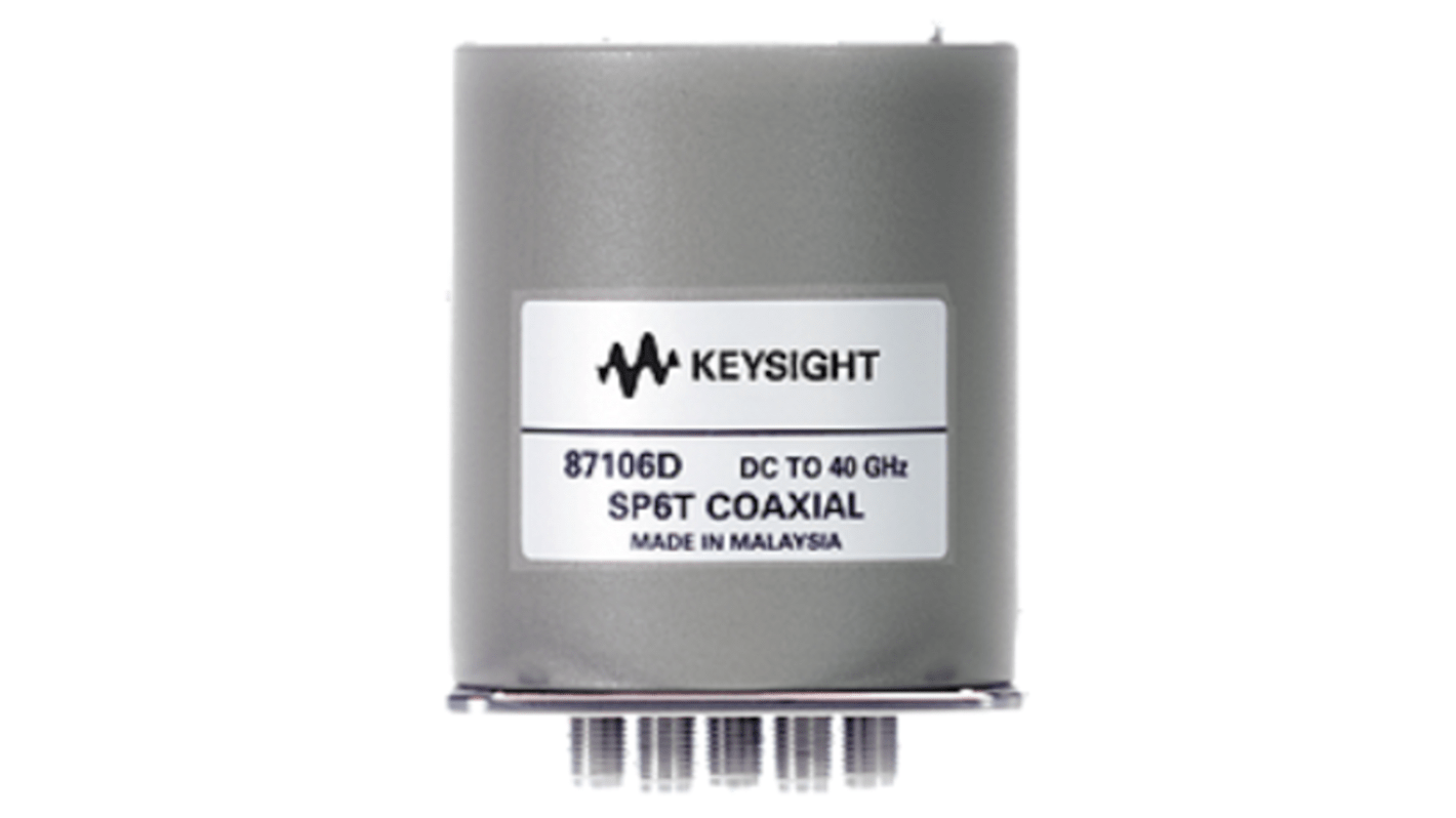 Keysight Technologies RF Switch, SMA Female Connector, 26.5GHz Max, 65dB Isolation, 15000000ns