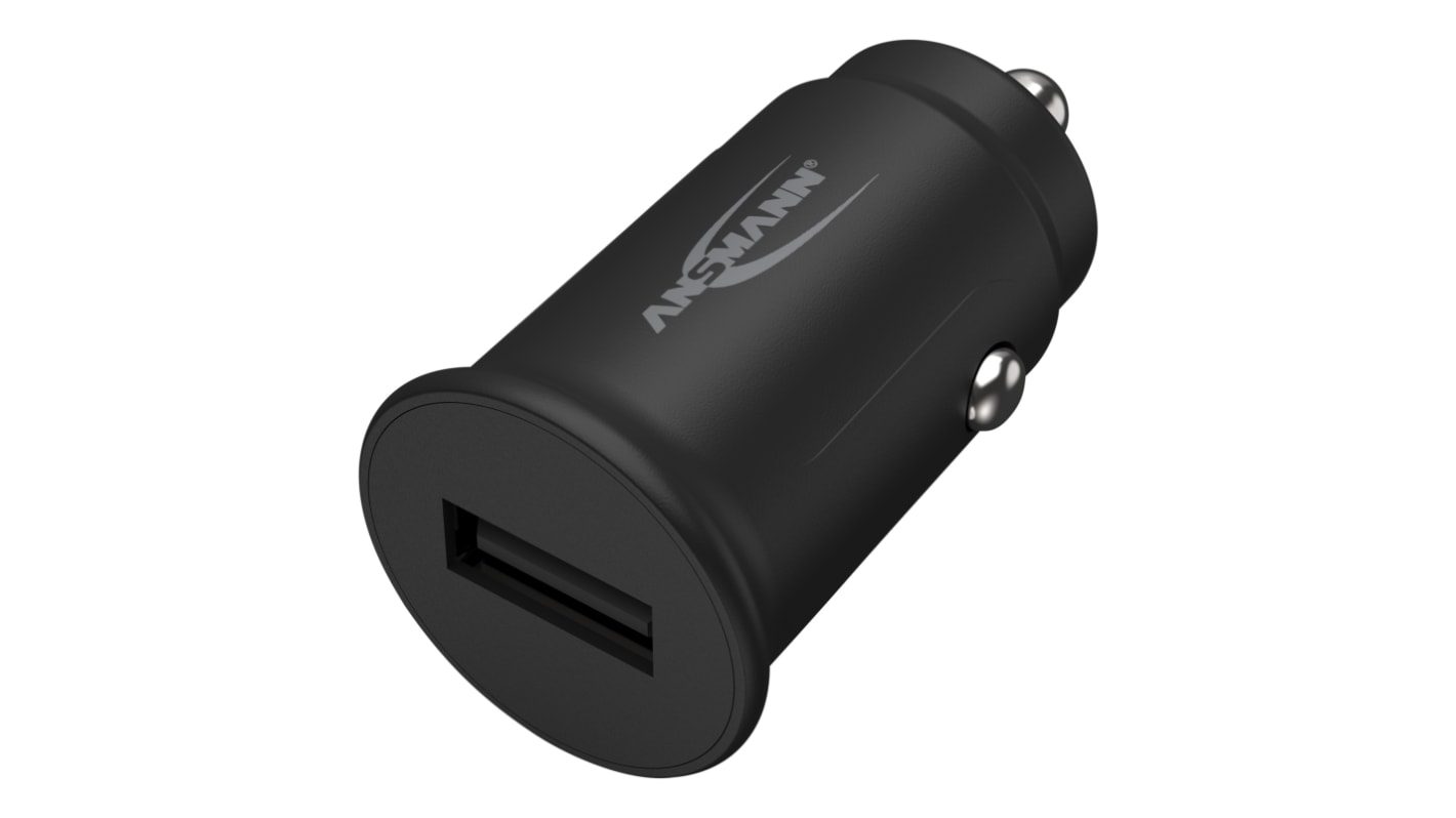 Ansmann Car Charger, 12 → 24V dc Input, 5V dc Output, 1A