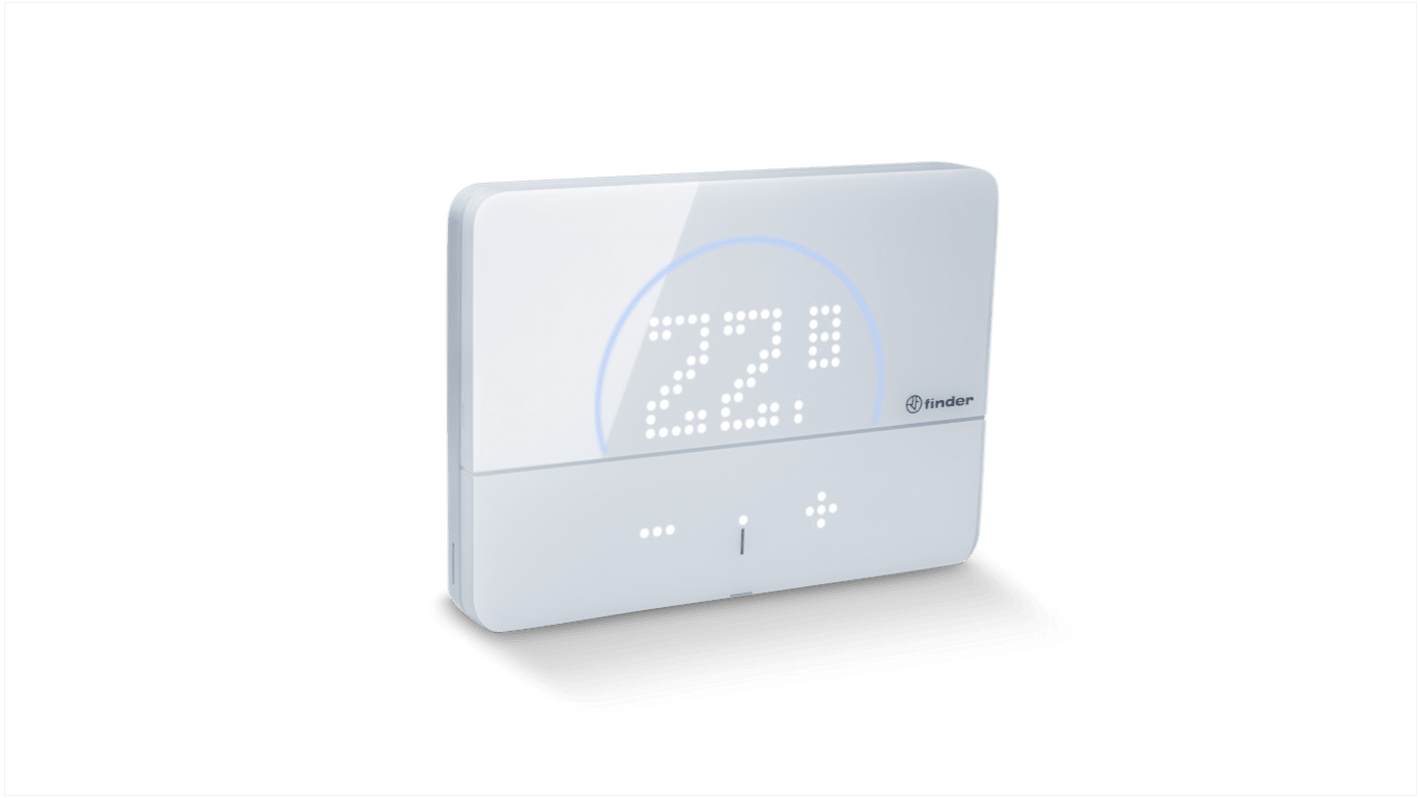 Termostato Finder serie 1C, 5 a 37 °C., programación 7 días, 24 h, contacto 5A, 230 V, Changeover