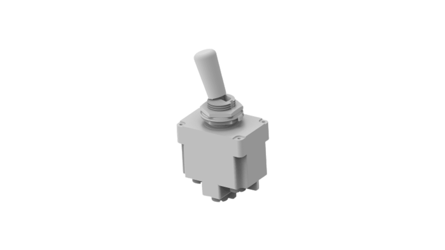 TE Connectivity Toggle Switch, Through Hole Mount, On-On, DPDT, Screw Terminal