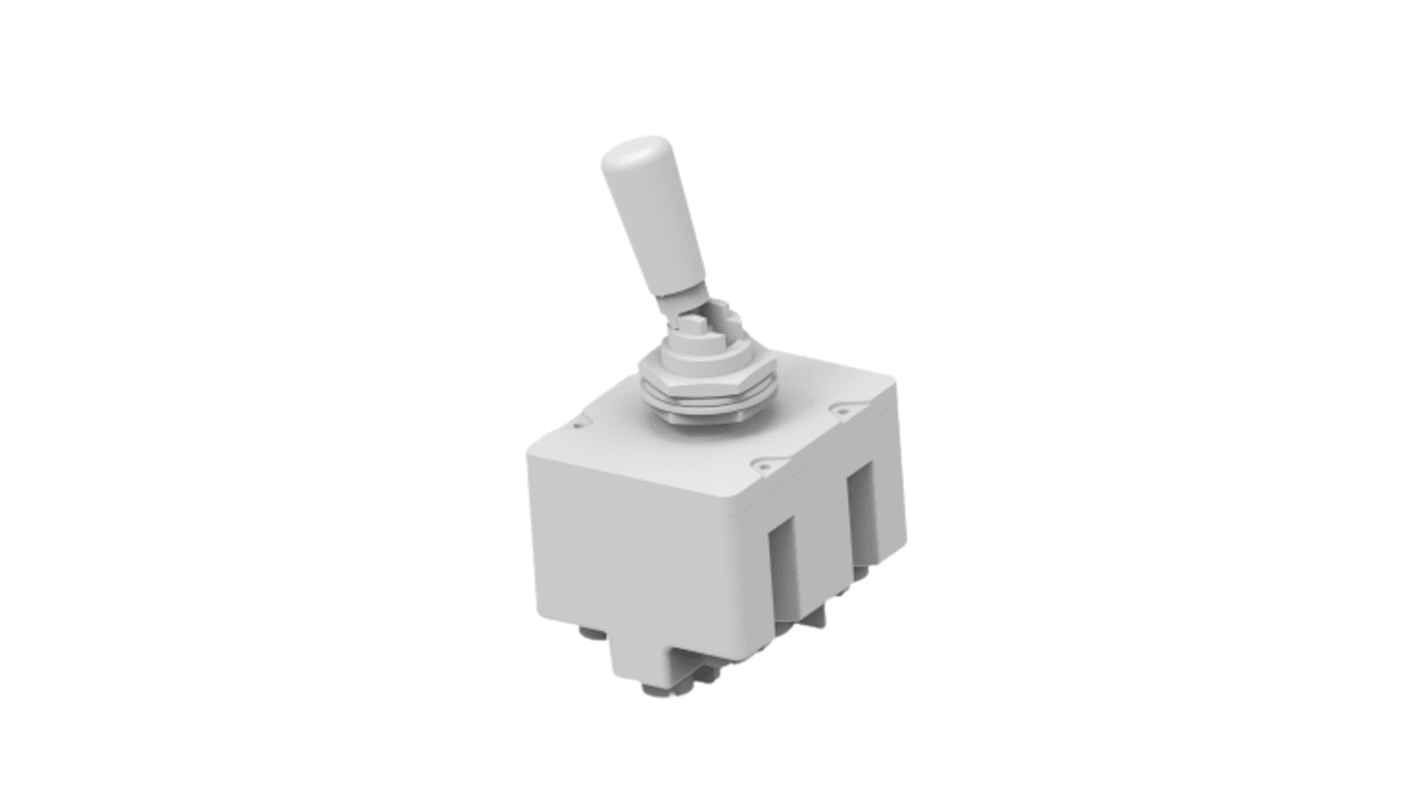 TE Connectivity Toggle Switch, Through Hole Mount, On-On, 4PDT, Screw Terminal